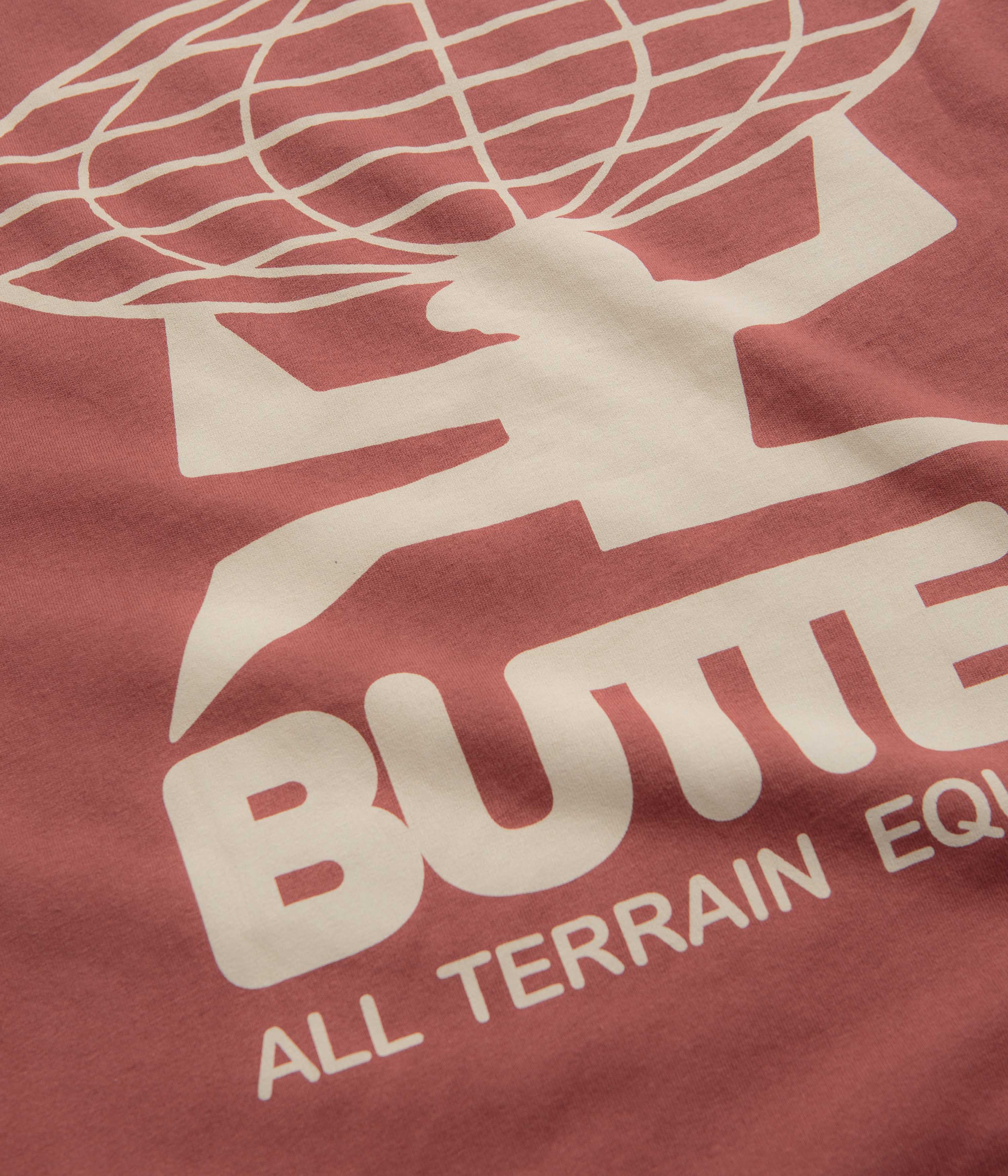 Butter Goods All Terrain T-Shirt - Rhubarb - Image 4