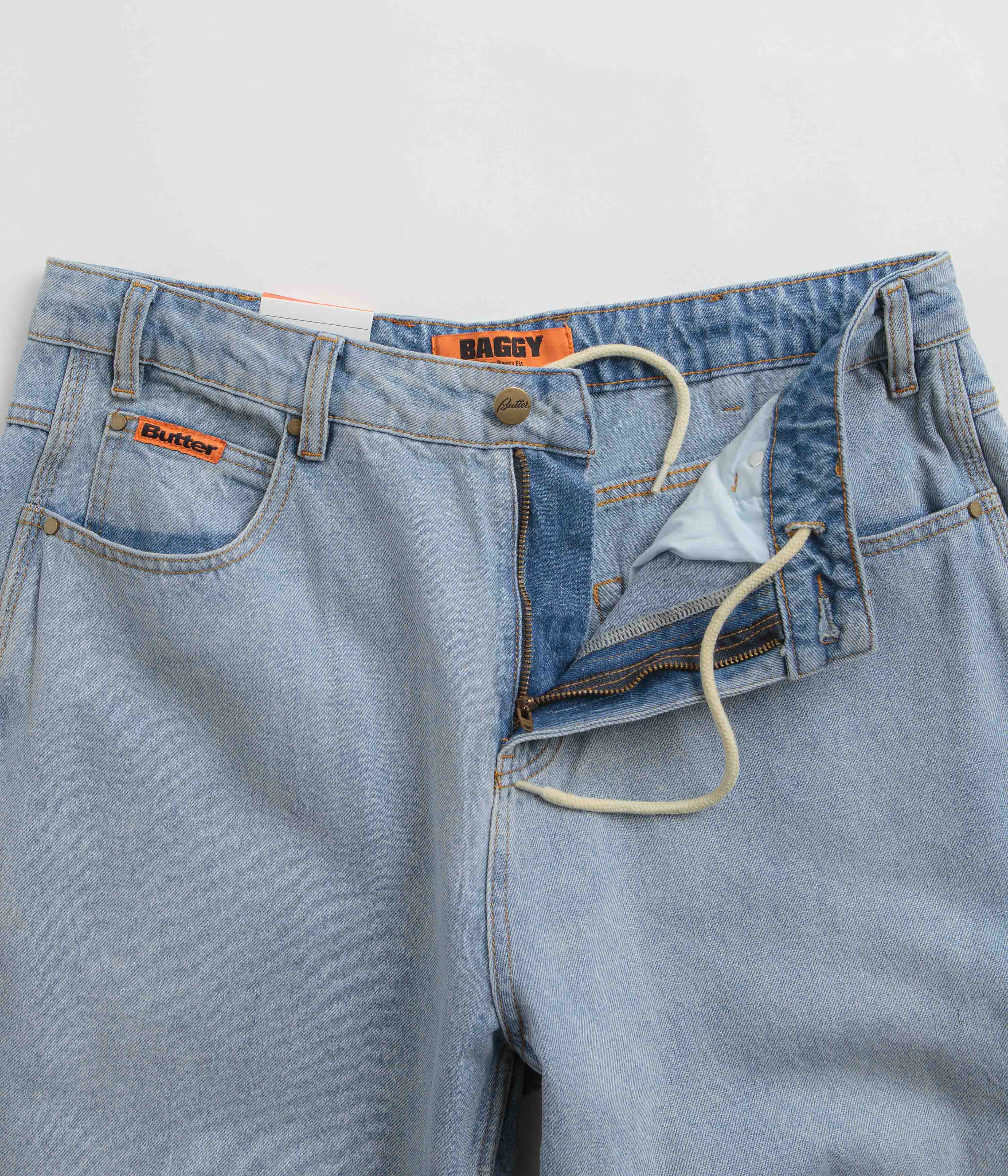 Butter Goods Baggy Jeans - Light Blue - Image 5