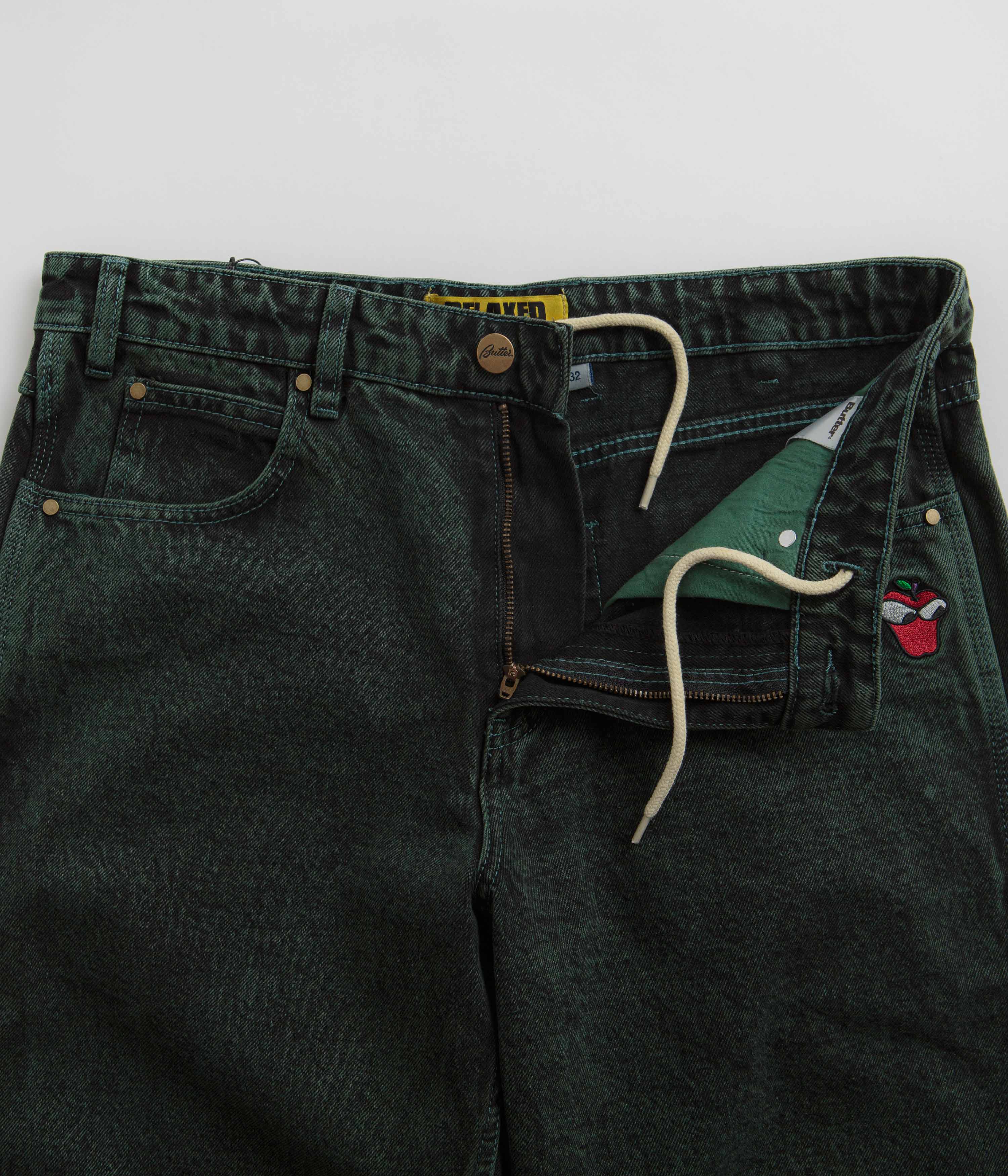 Butter Goods Big Apple Jeans - Acid Fern - Image 5