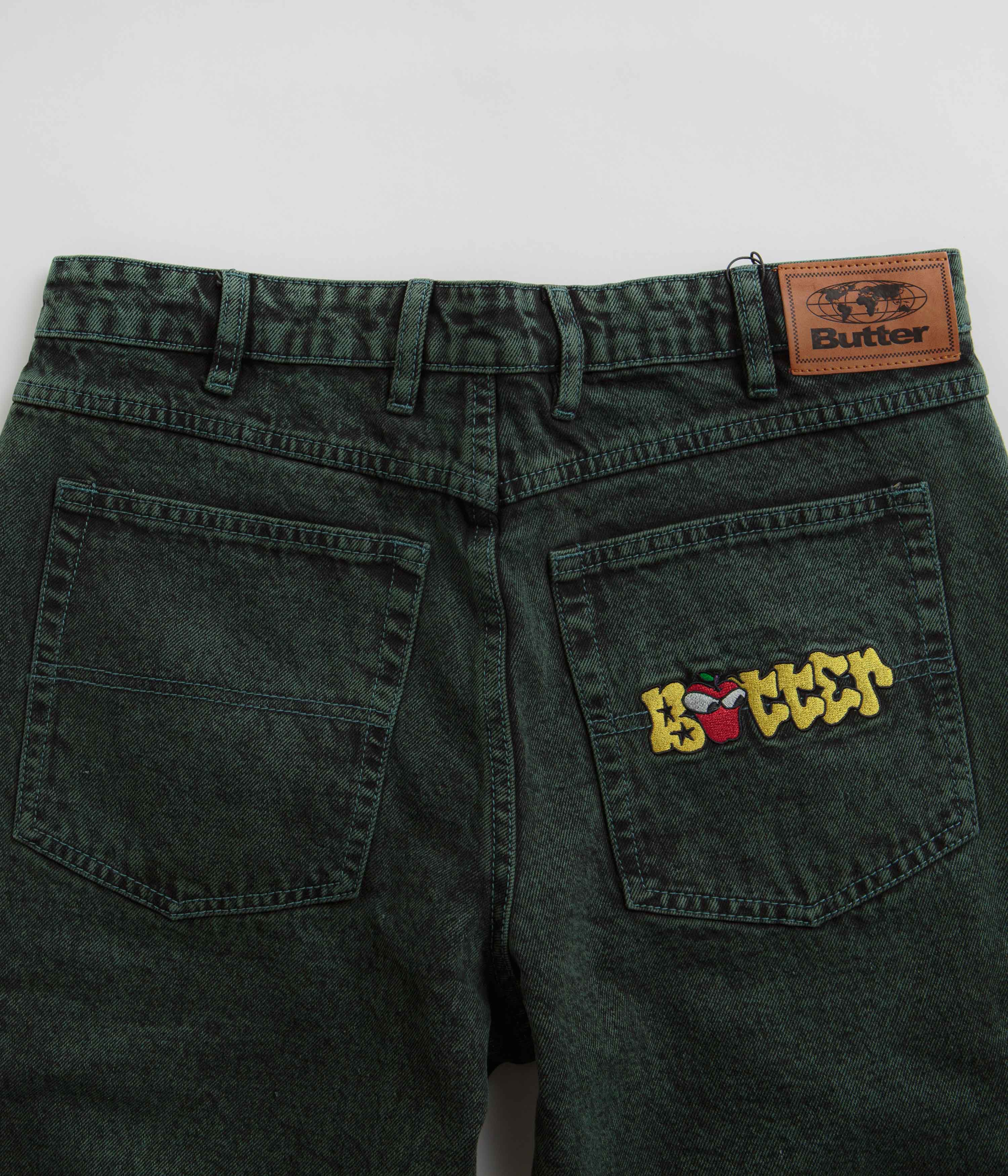 Butter Goods Big Apple Jeans - Acid Fern - Image 6
