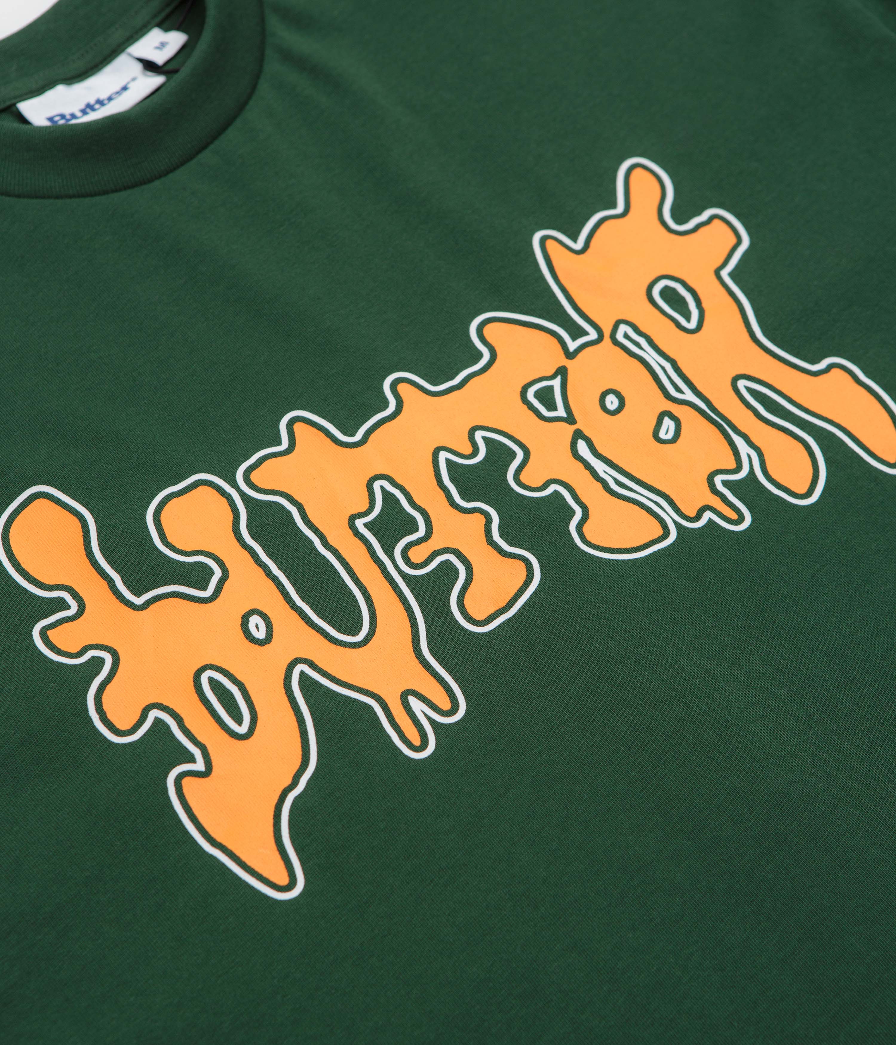 Butter Goods Blotch T-Shirt - Dark Forest - Image 3