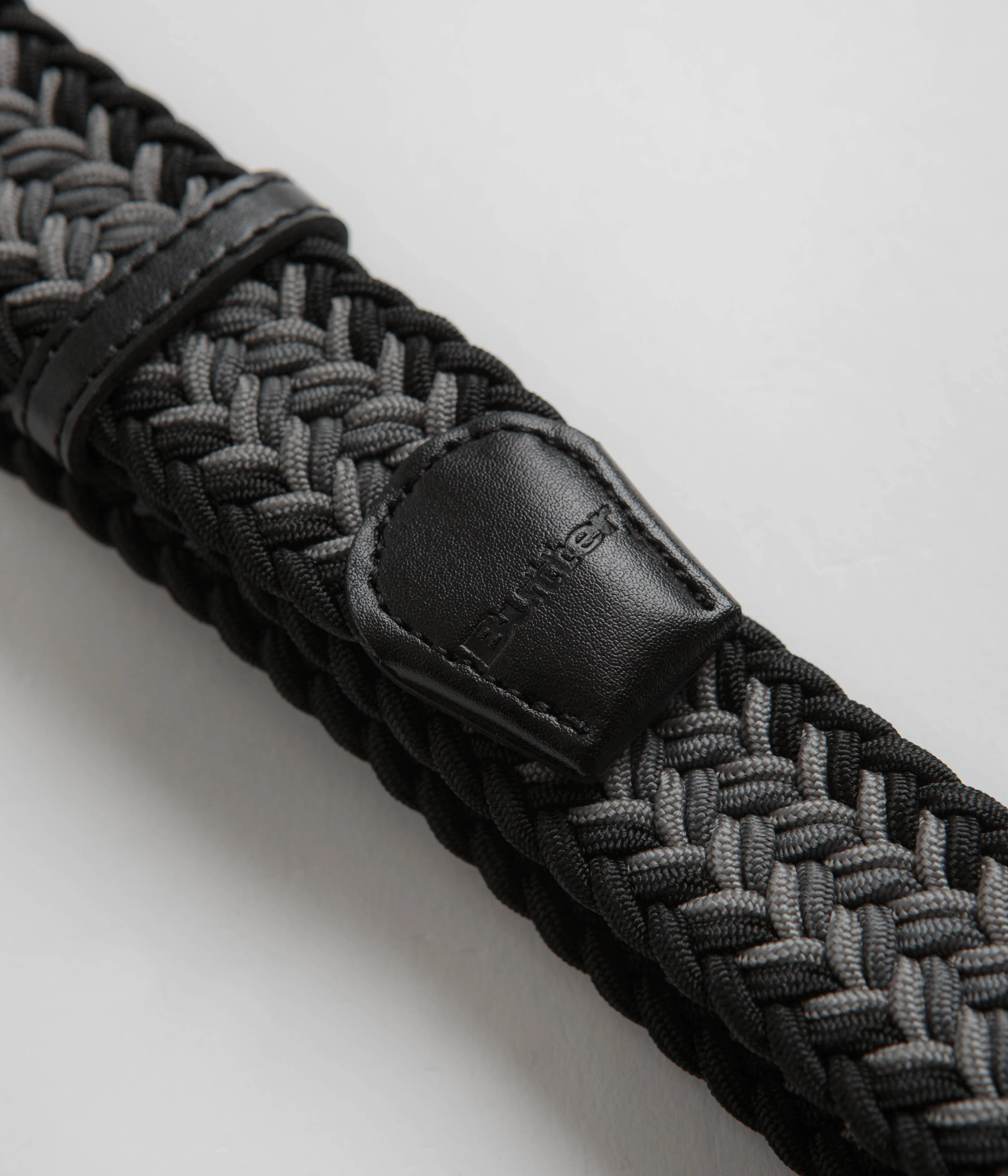 Butter Goods Braided Belt - Black / Grey - Image 2