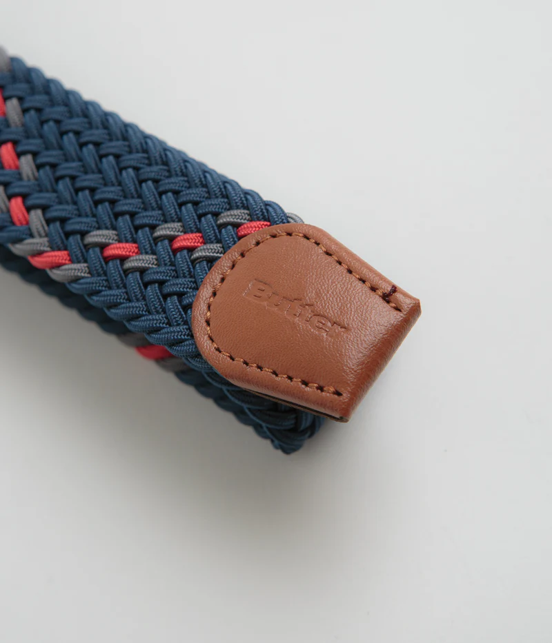 Butter Goods Braided Belt - Navy / Multi - Image 2