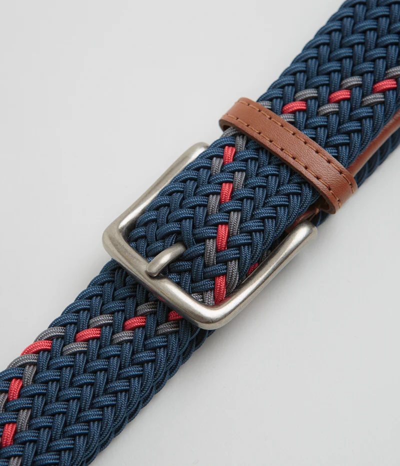 Butter Goods Braided Belt - Navy / Multi - Image 3