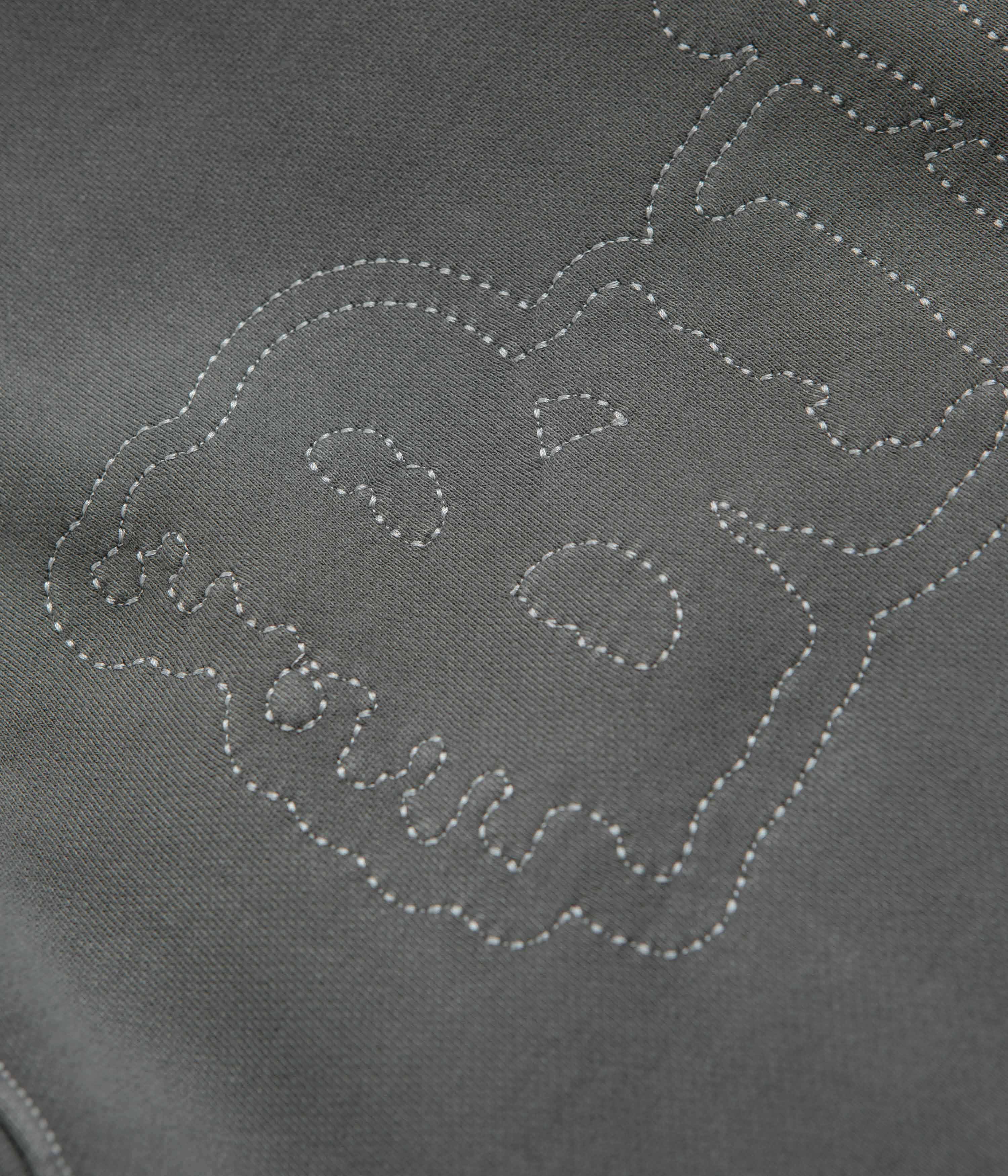 Butter Goods Breakdown Zip-Thru Hoodie - Washed Black - Image 3