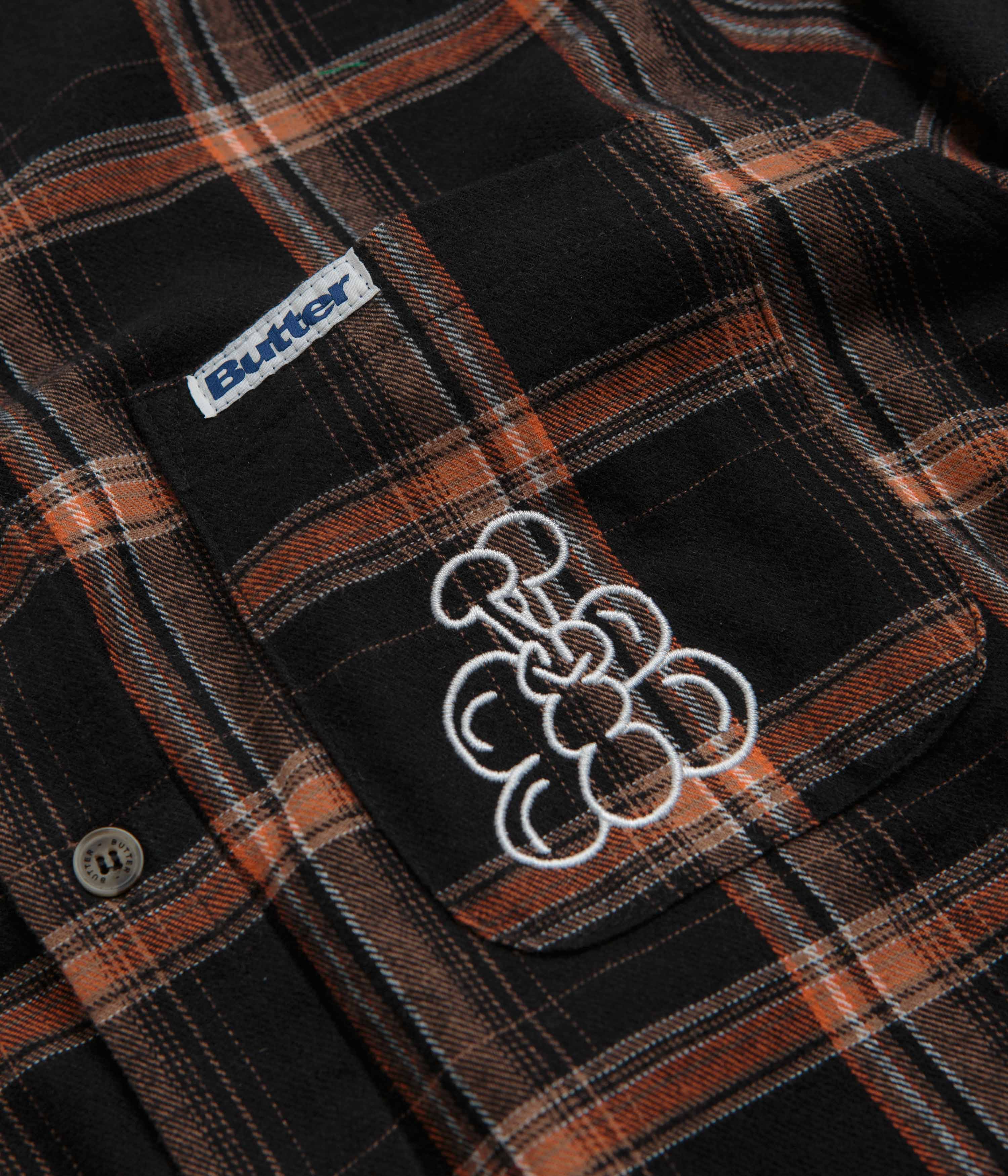 Butter Goods Bugs Flannel Shirt - Black - Image 3