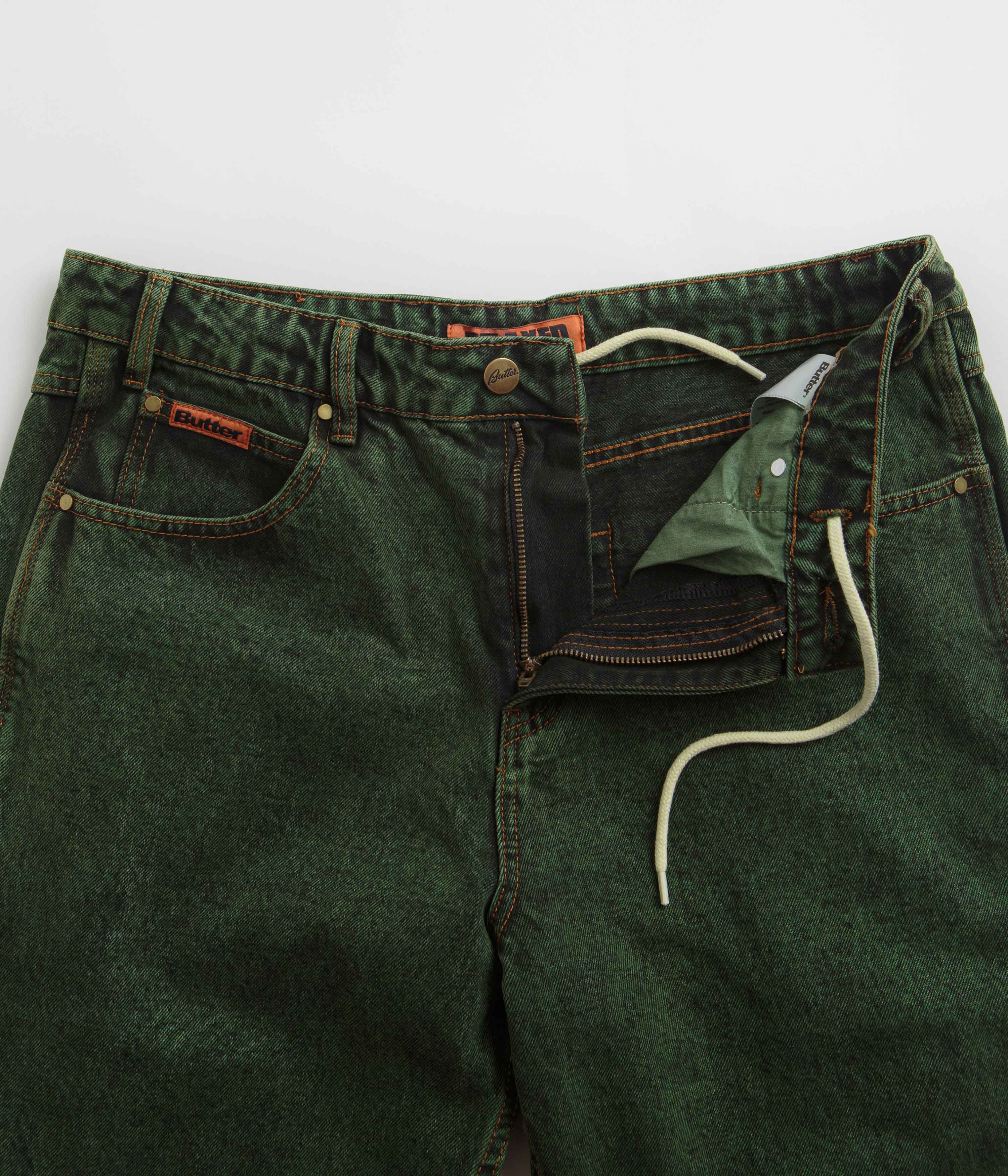 Butter Goods Caterpillar Jeans - Army Wash - Image 5