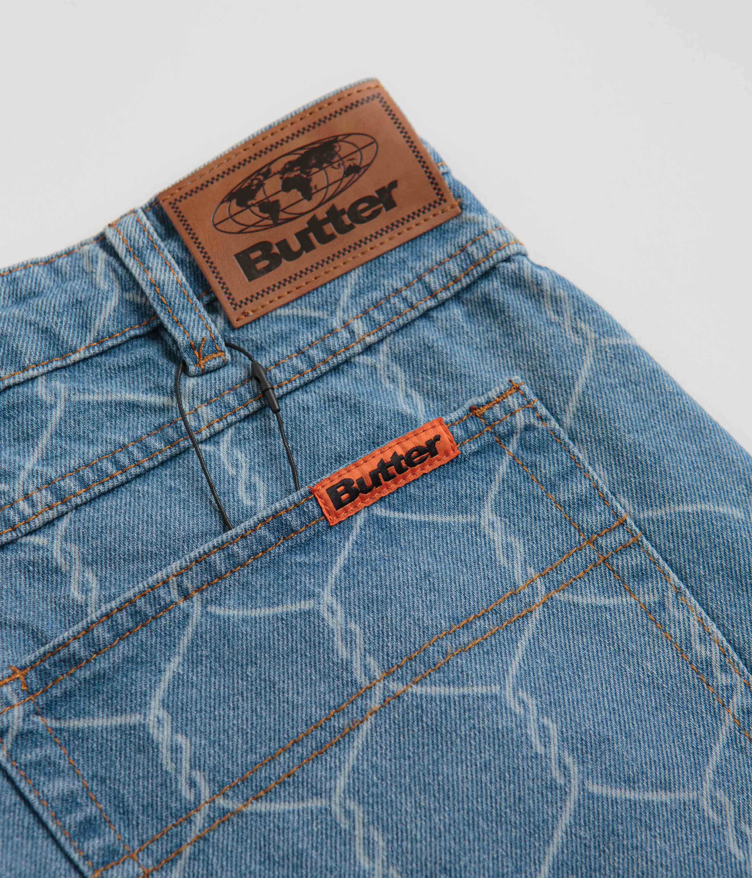 Butter Goods Chain Link Jeans - Washed Indigo - Image 7