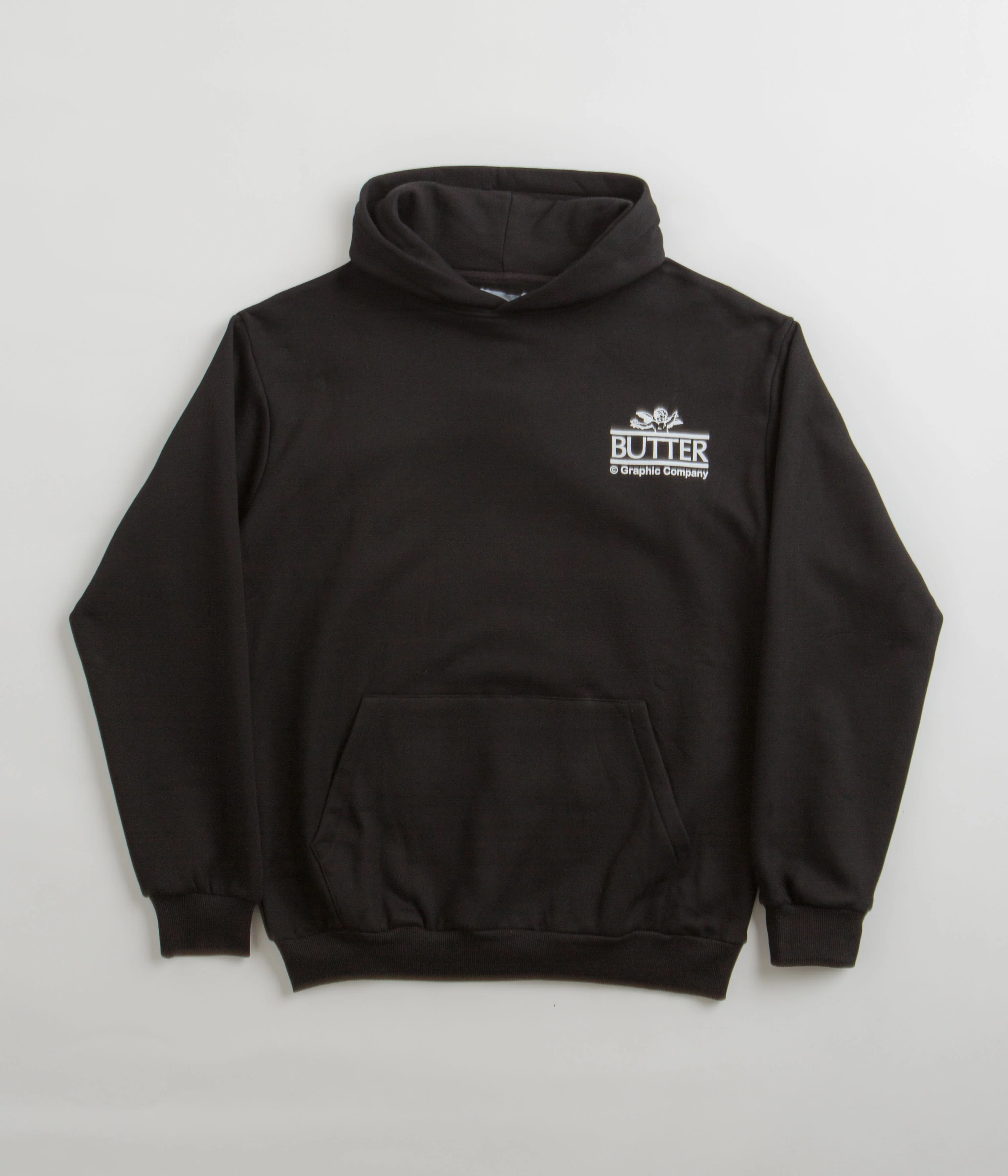 Butter Goods Cherub Hoodie - Black - Image 2
