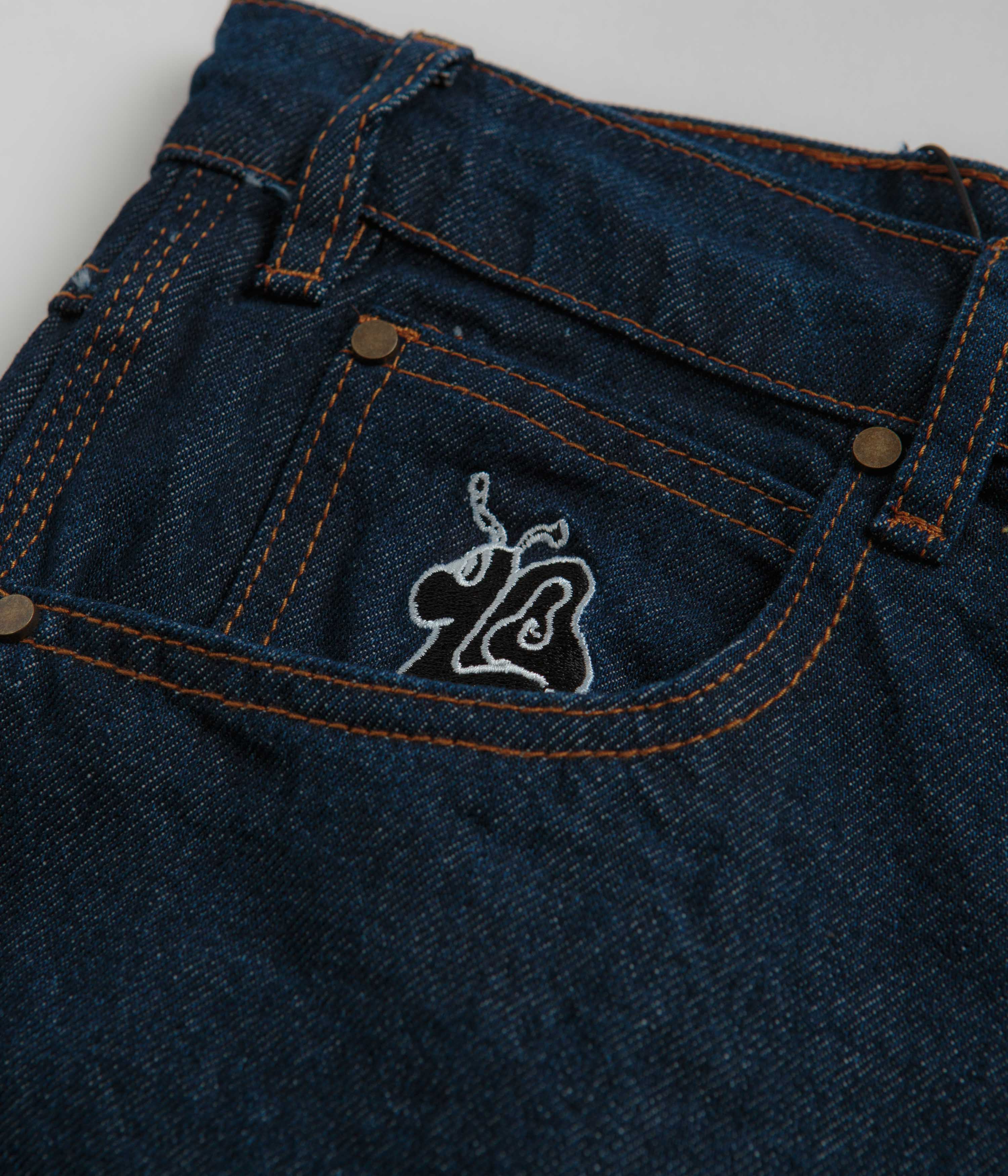 Butter Goods Critter Baggy Denim Shorts - Dark Indigo - Image 6