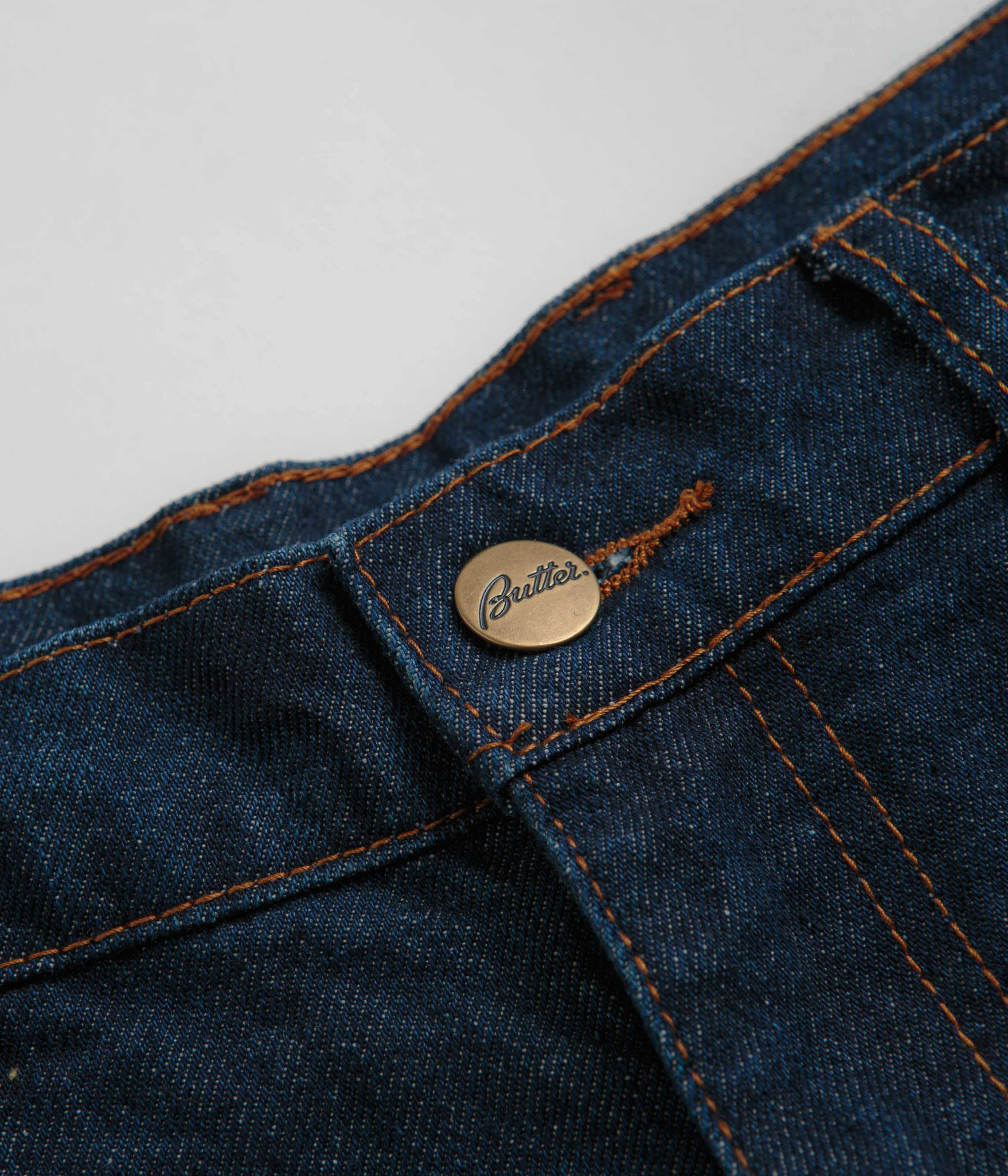 Butter Goods Critter Baggy Denim Shorts - Dark Indigo - Image 7