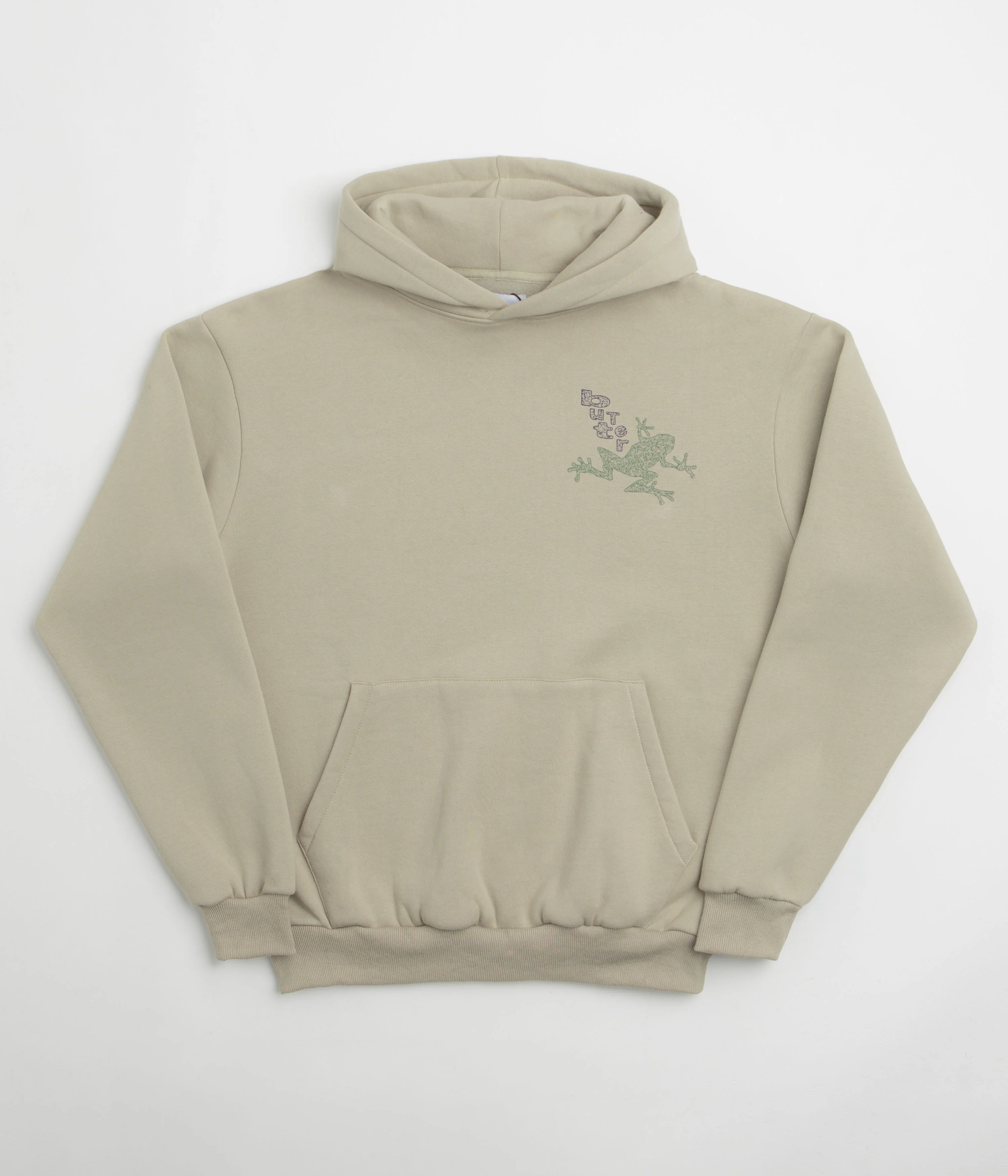 Butter Goods Croaker Hoodie - Taupe - Image 2