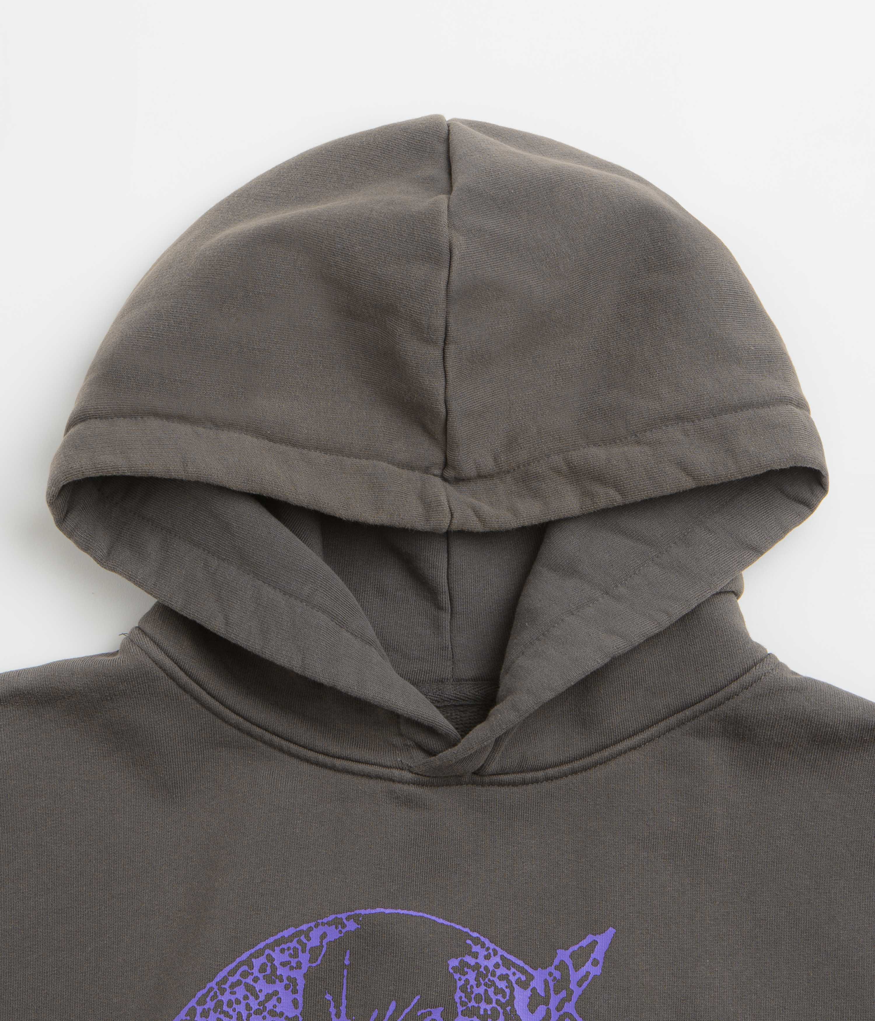 Butter Goods Drill Hoodie - Dark Grey - Image 2