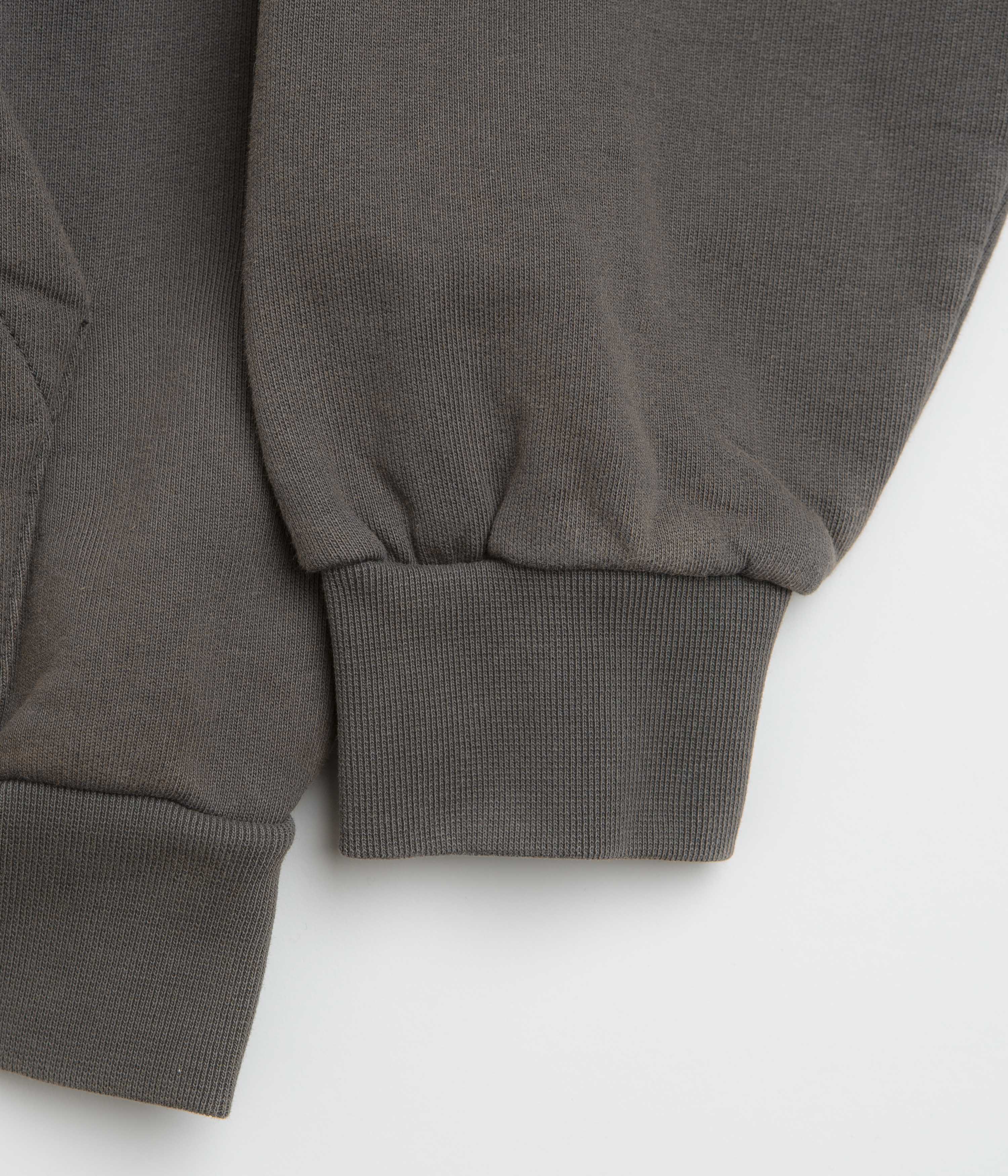 Butter Goods Drill Hoodie - Dark Grey - Image 4
