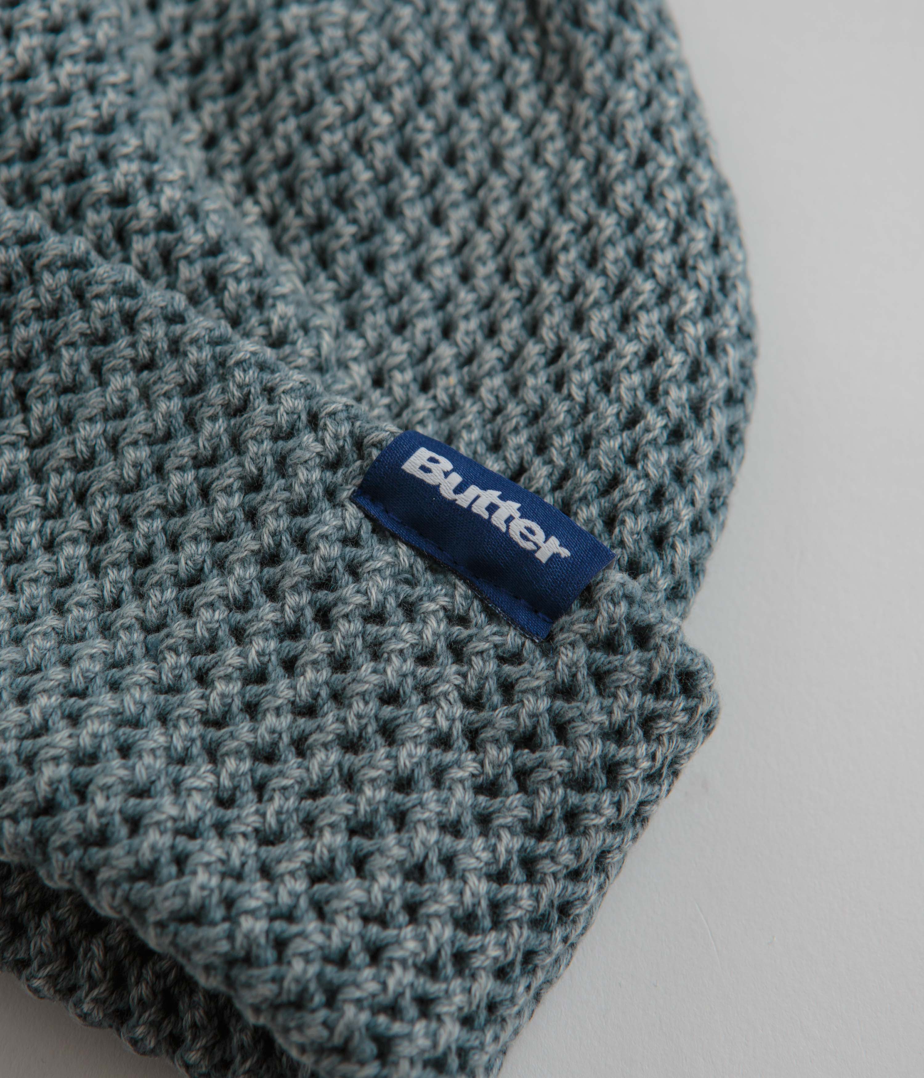 Butter Goods Dyed Beanie - Washed Navy - Image 2