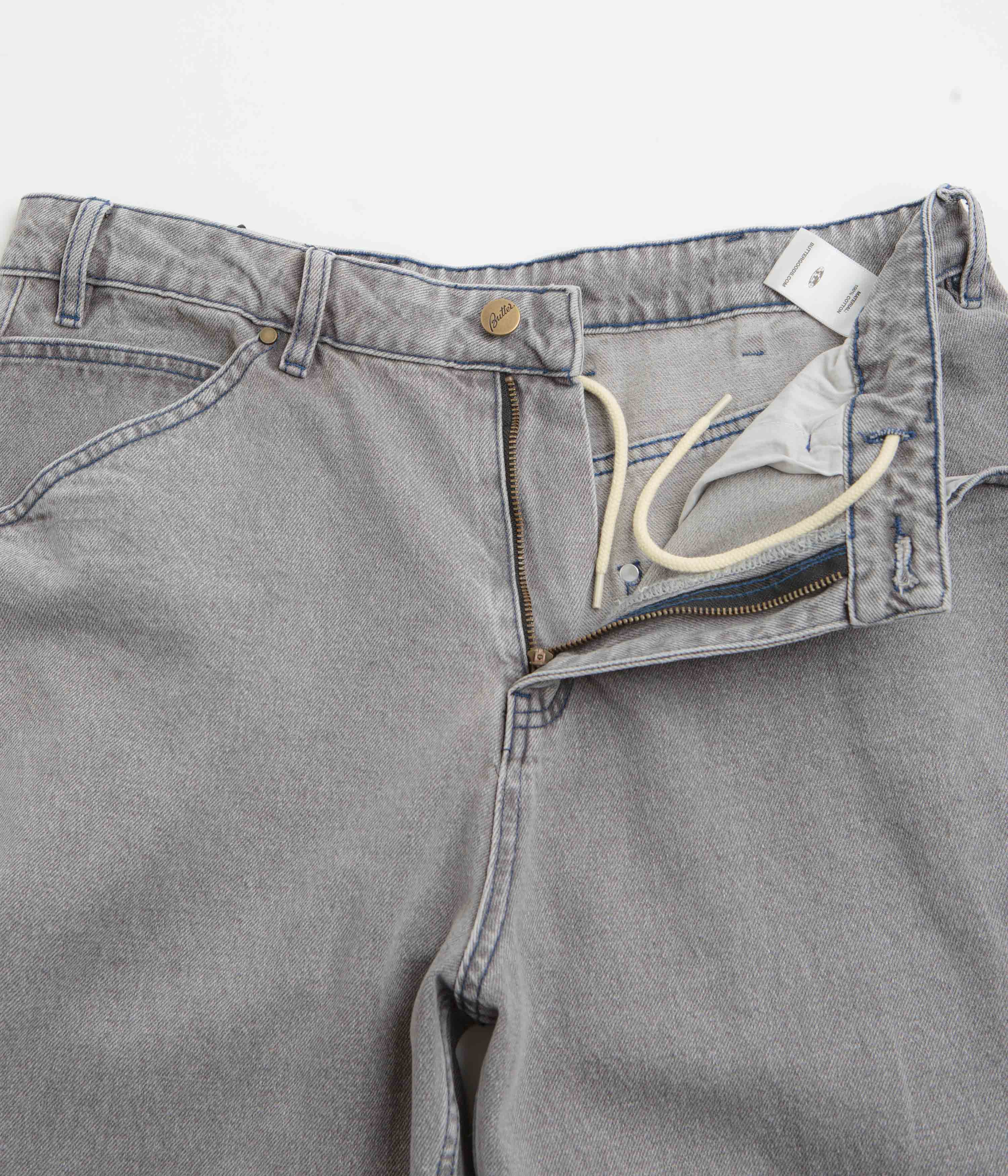 Butter Goods Encounter Jeans - Washed Soft Grey - Image 6