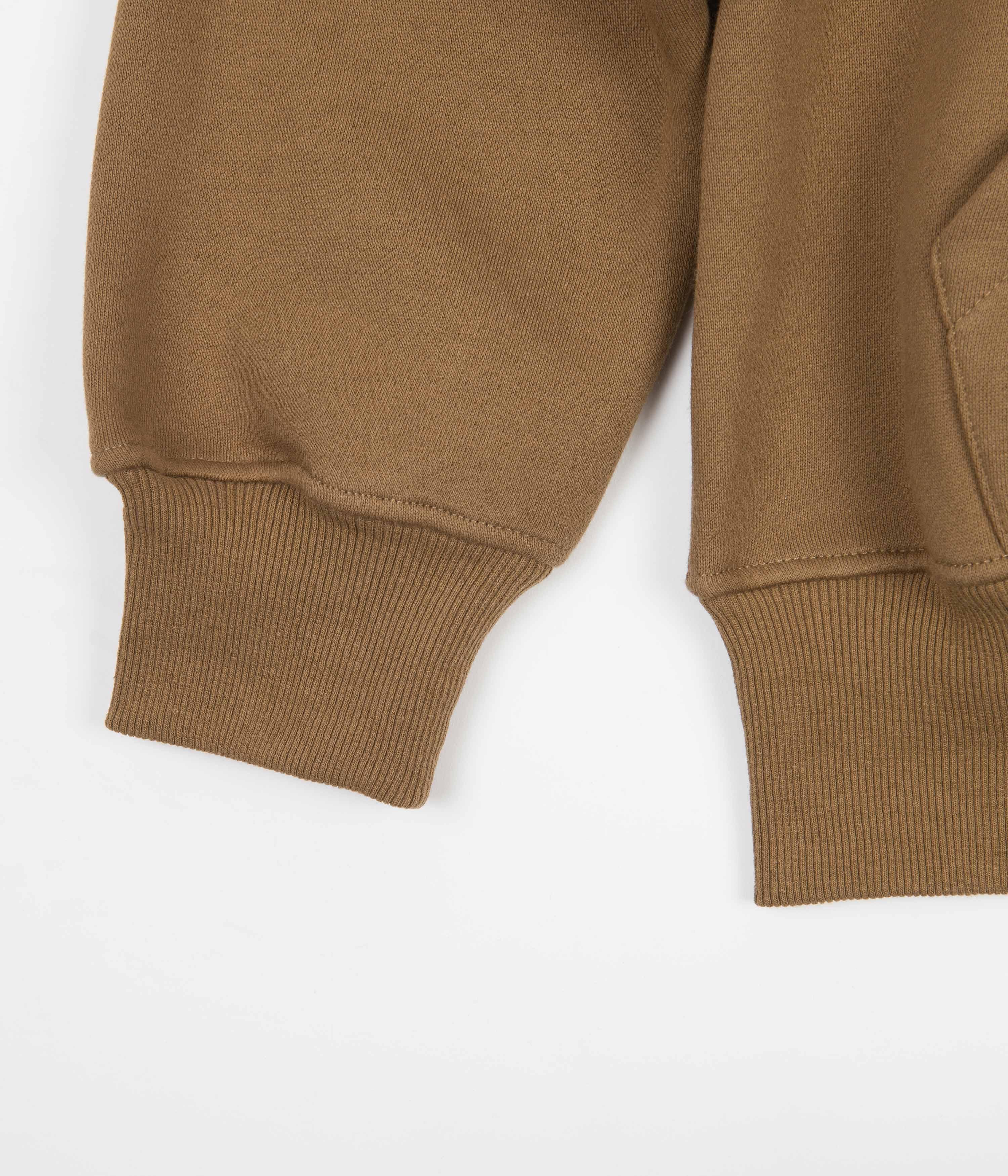 Butter Goods Equipment Embroidered Hoodie - Brown - Image 3