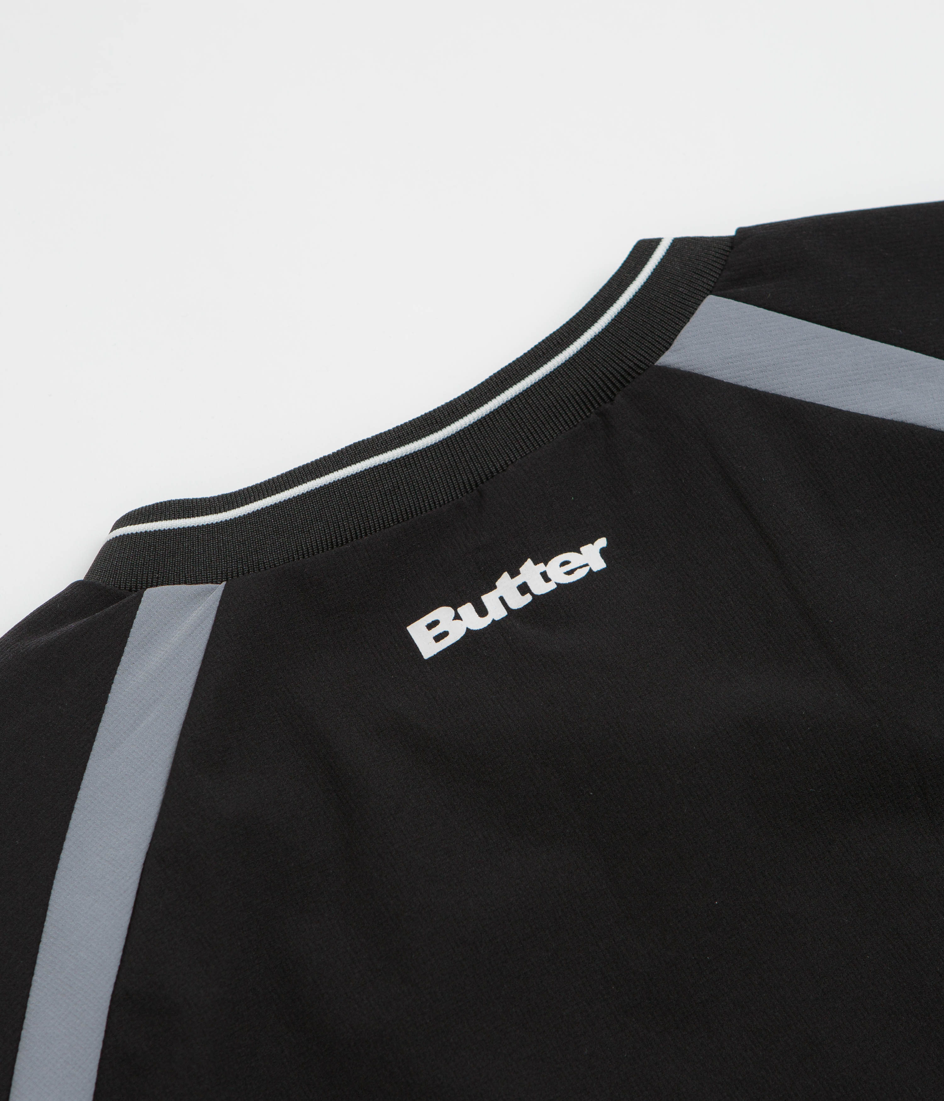 Butter Goods Finta Warmup Pullover Jacket - Black - Image 5