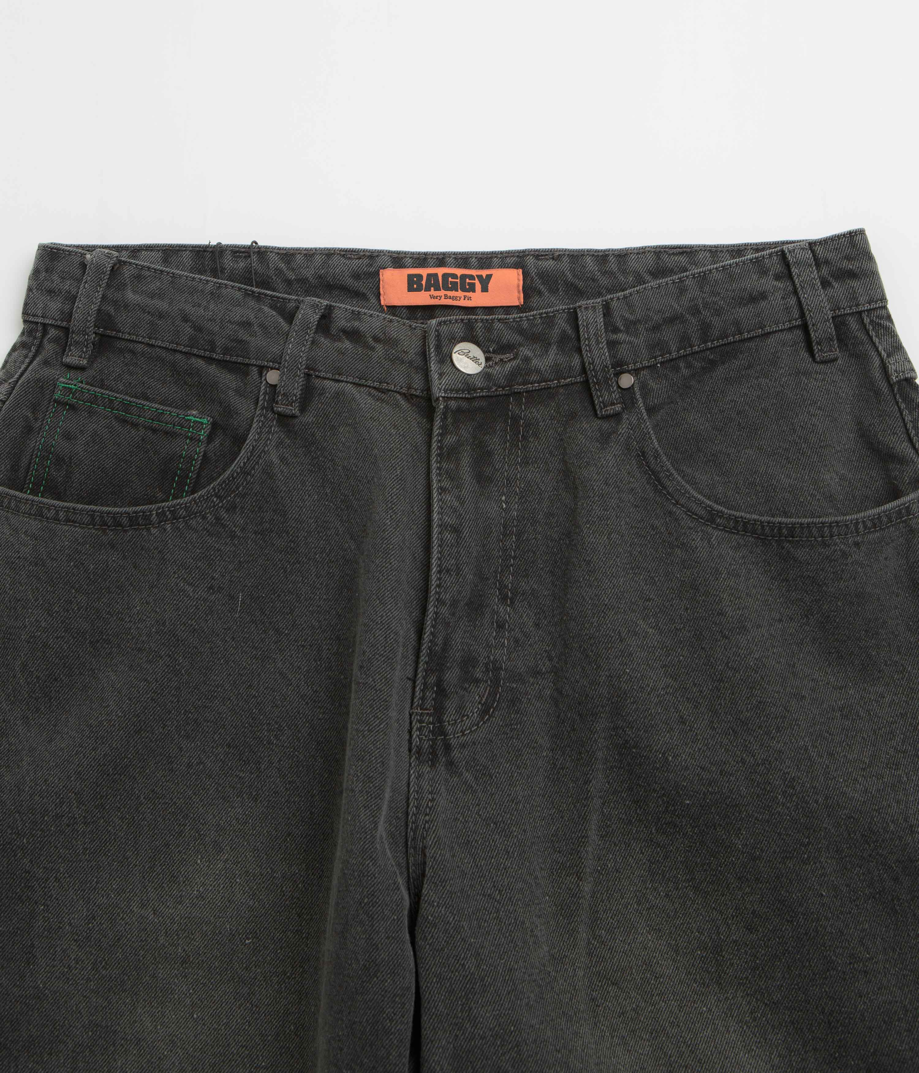 Butter Goods Garage Jeans - Faded Black - Image 4