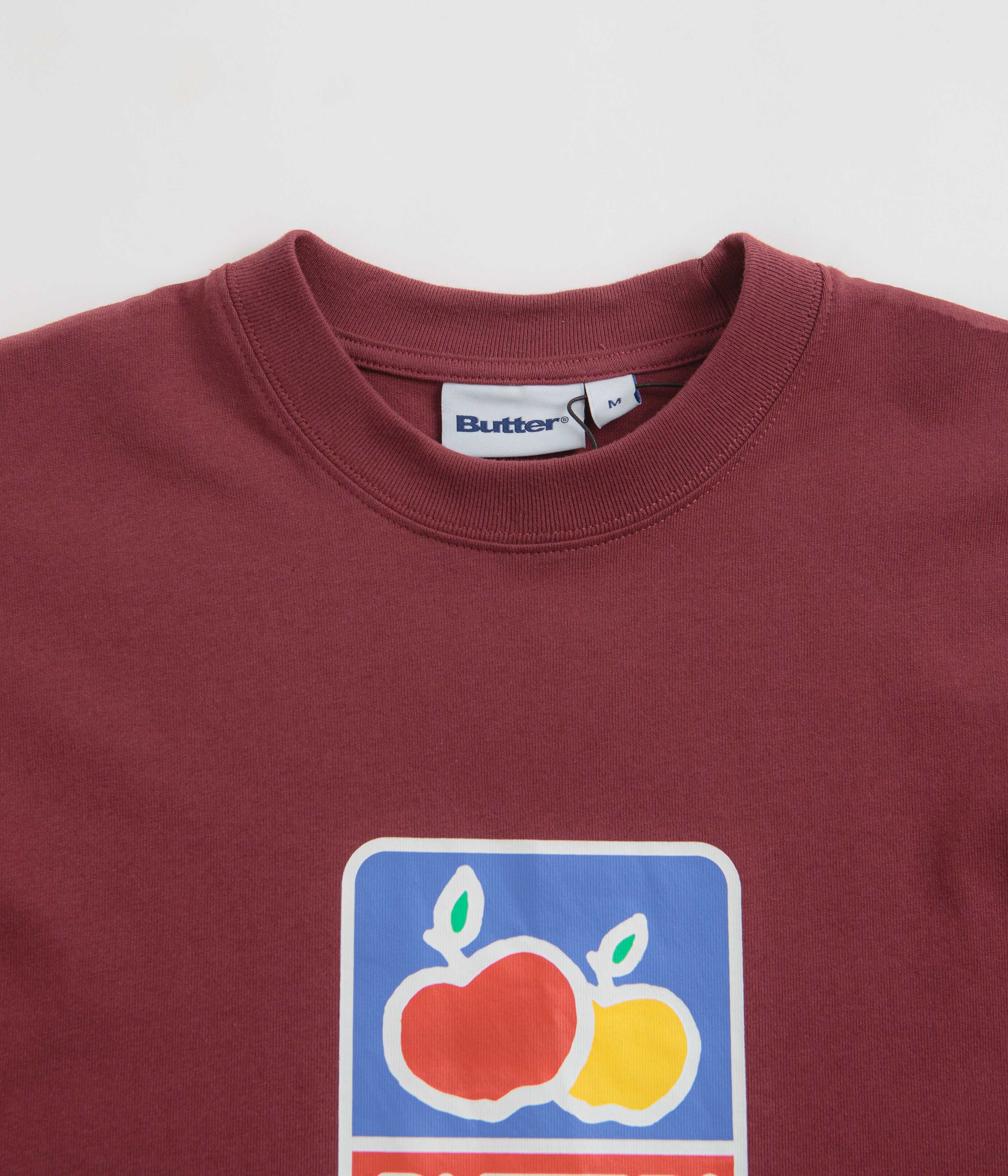 Butter Goods Grove T-Shirt - Burgundy - Image 2