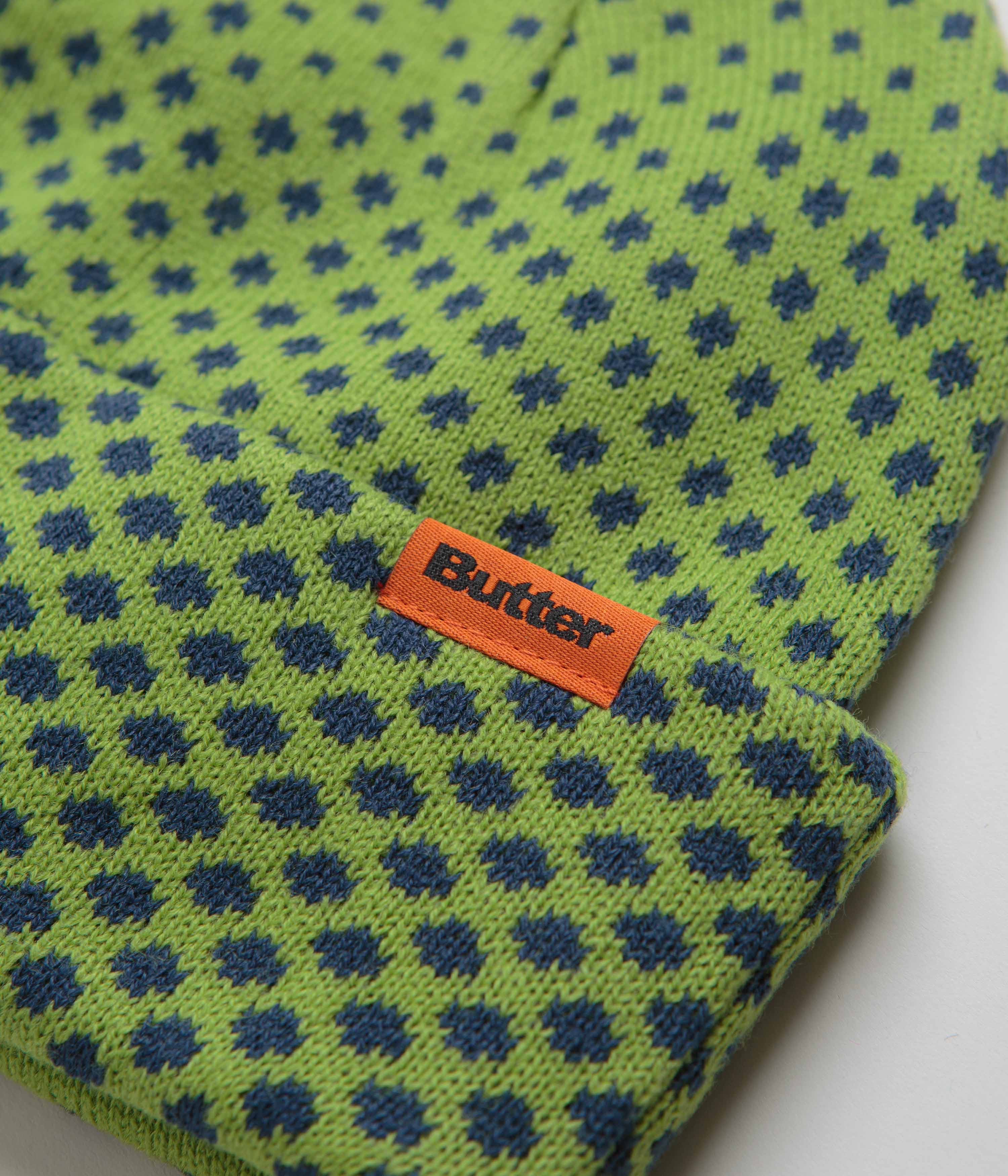 Butter Goods Halftone Cuff Beanie - Green - Image 2