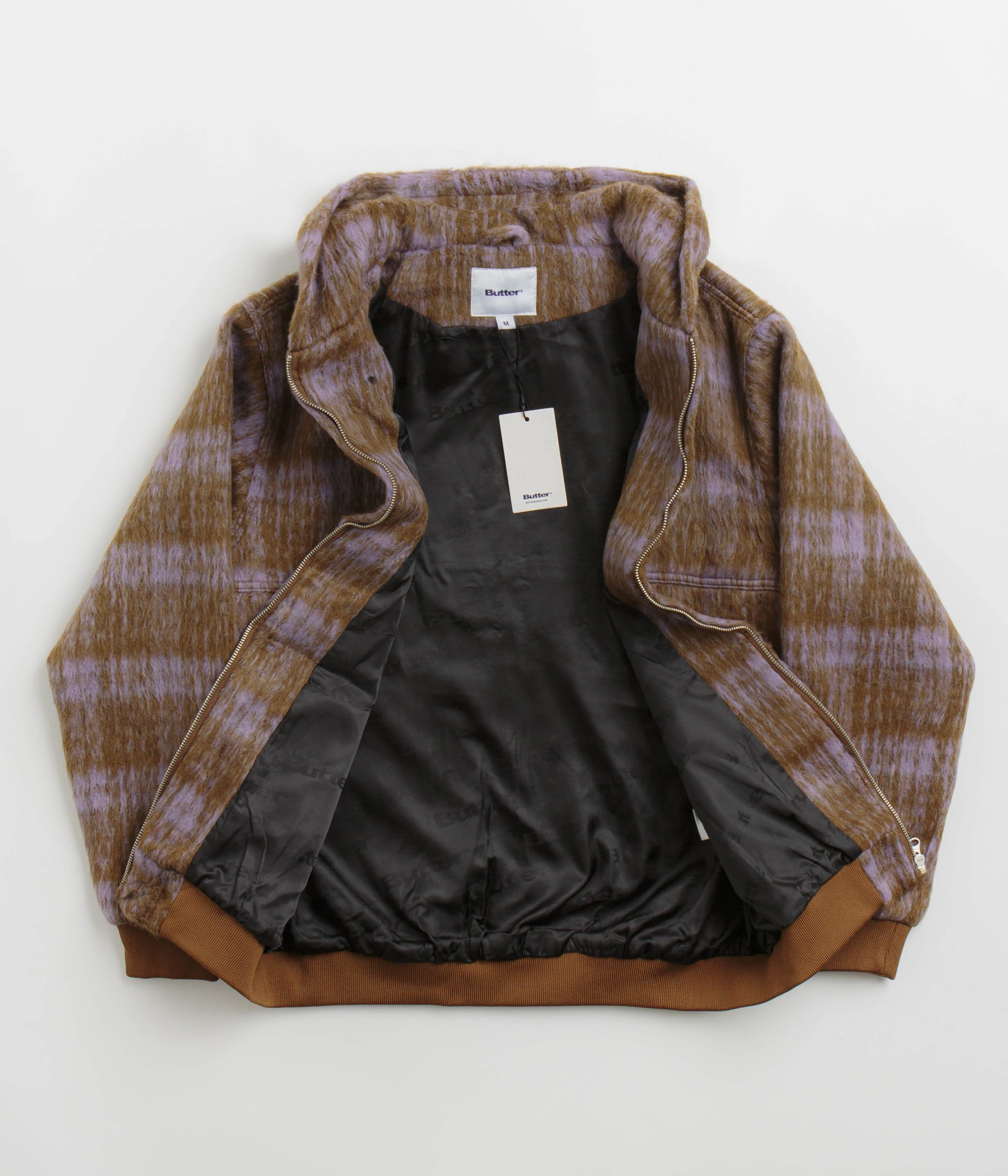 Butter Goods Heavy Plaid Work Jacket - Brick / Dusk - Image 2