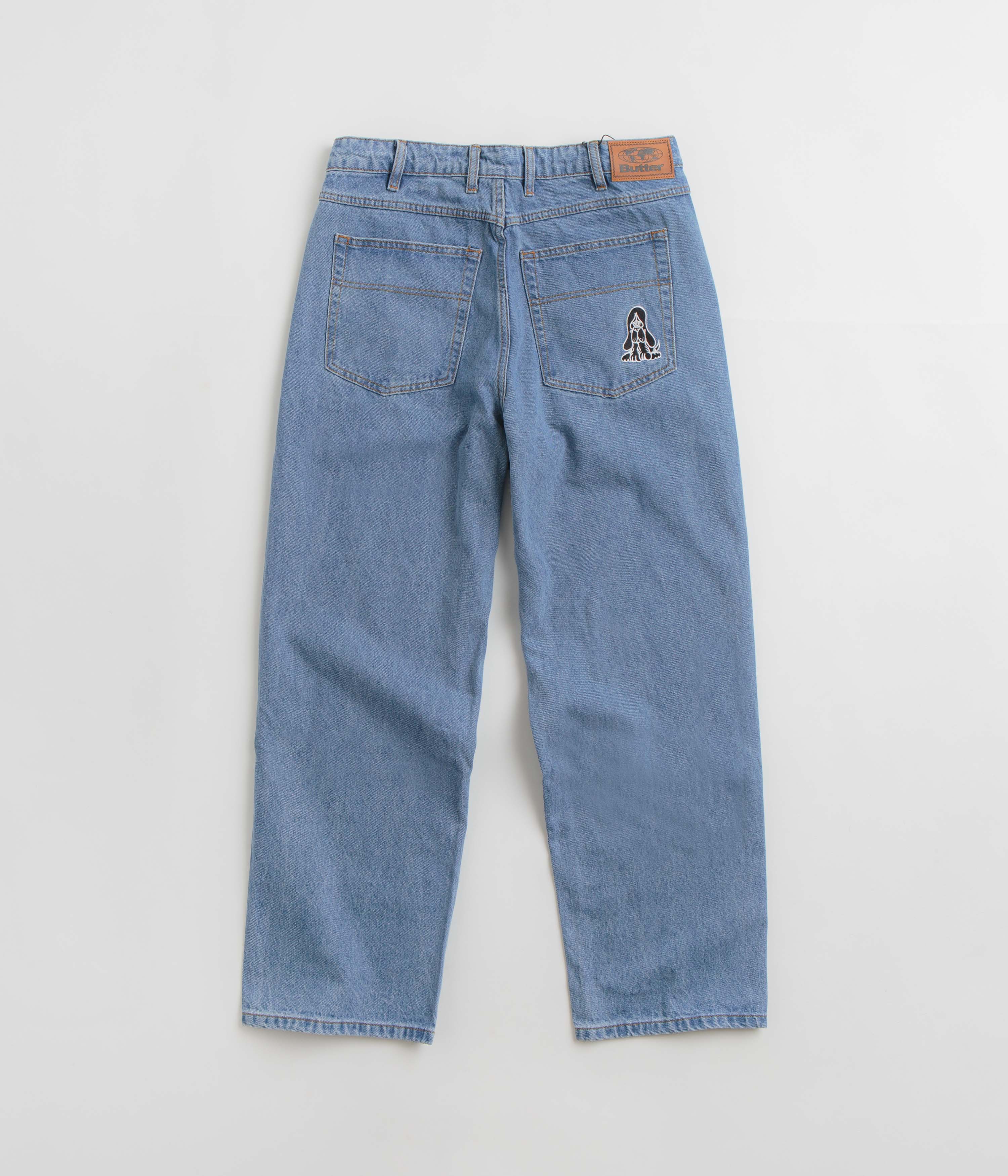 Butter Goods Hound Jeans - Washed Indigo - Image 3