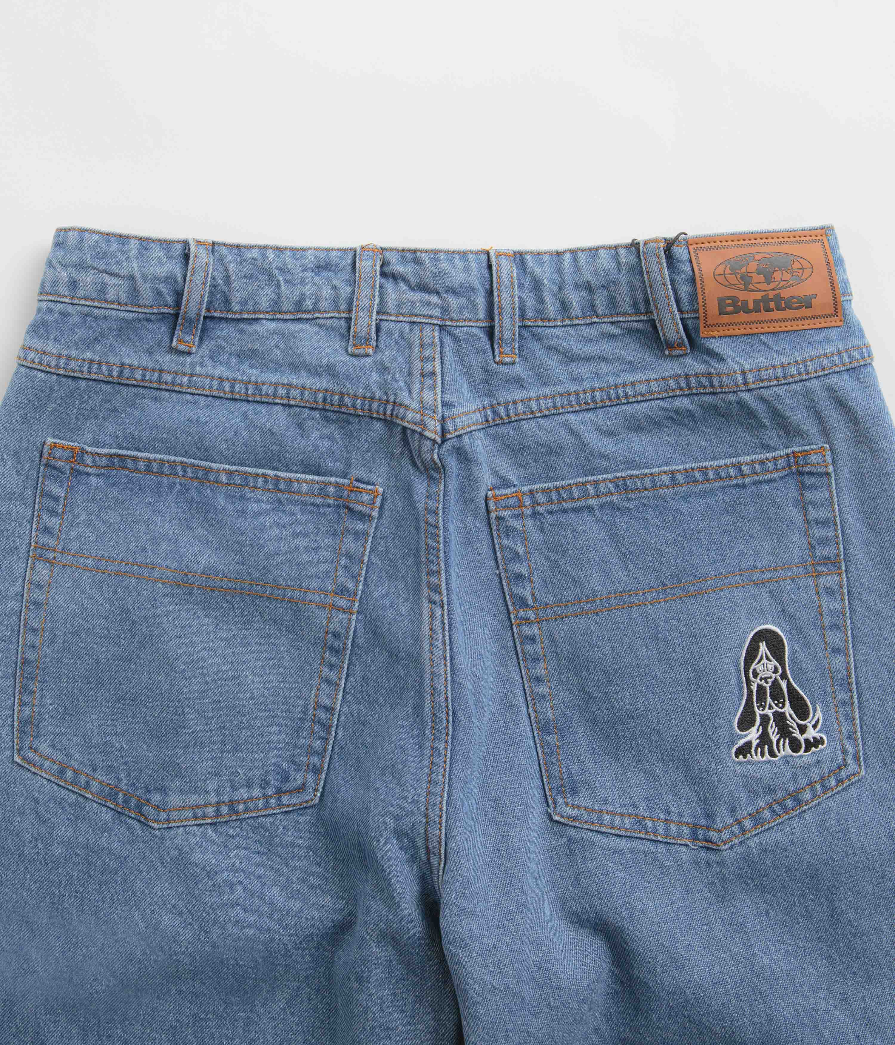 Butter Goods Hound Jeans - Washed Indigo - Image 6