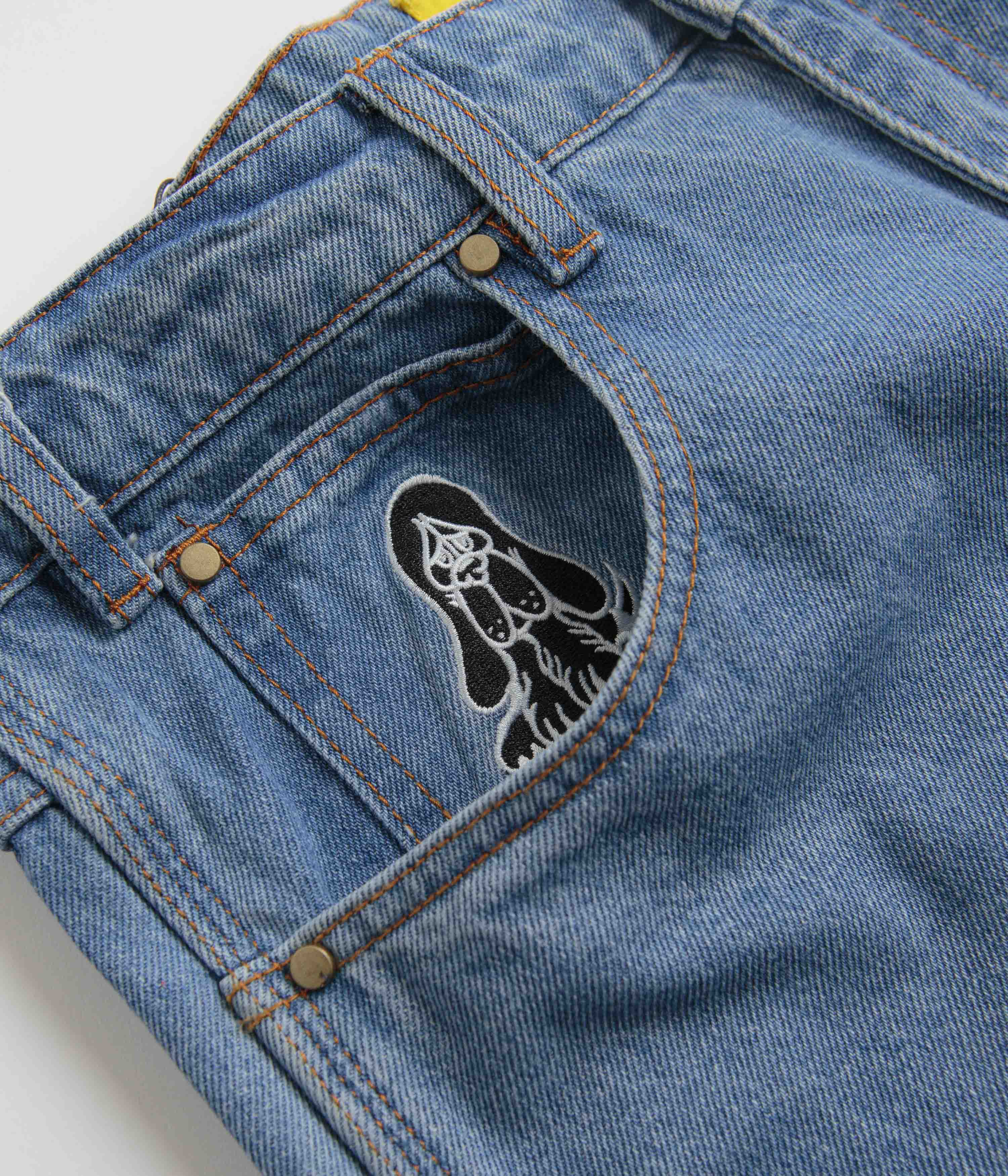 Butter Goods Hound Jeans - Washed Indigo - Image 7