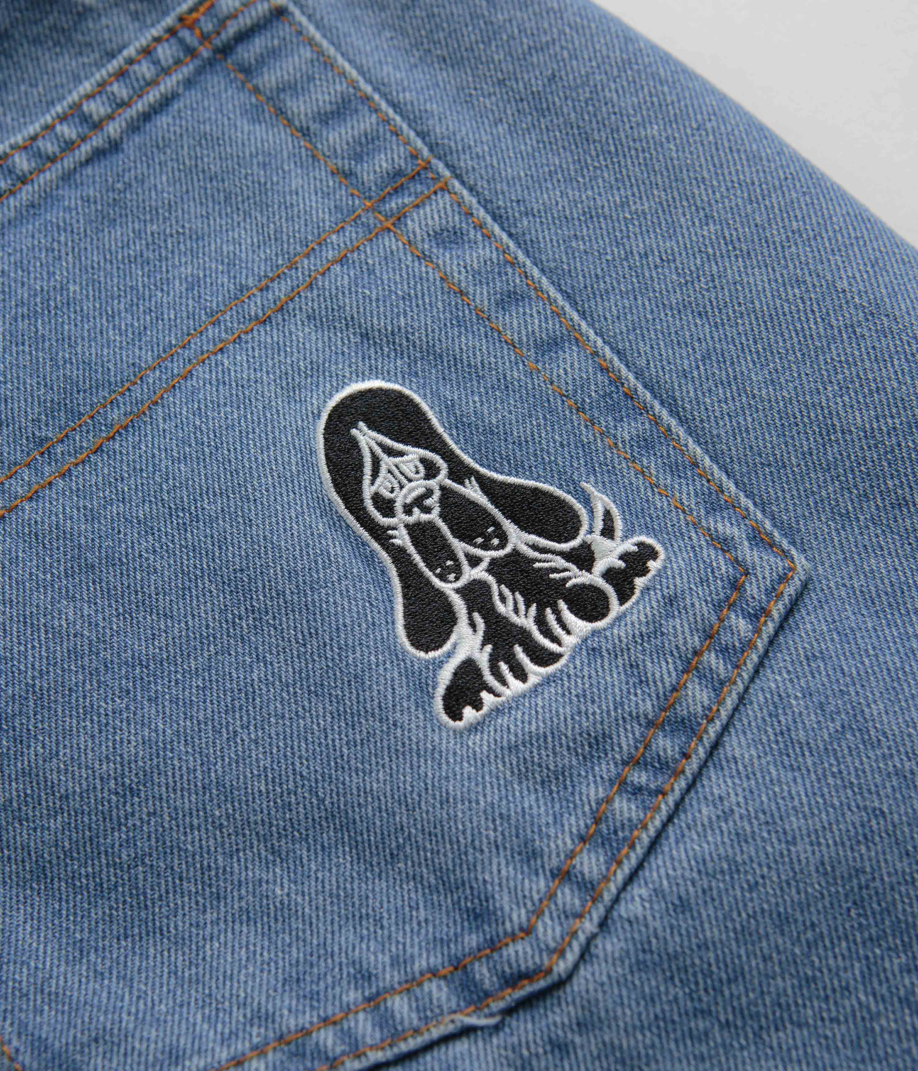 Butter Goods Hound Jeans - Washed Indigo - Image 8