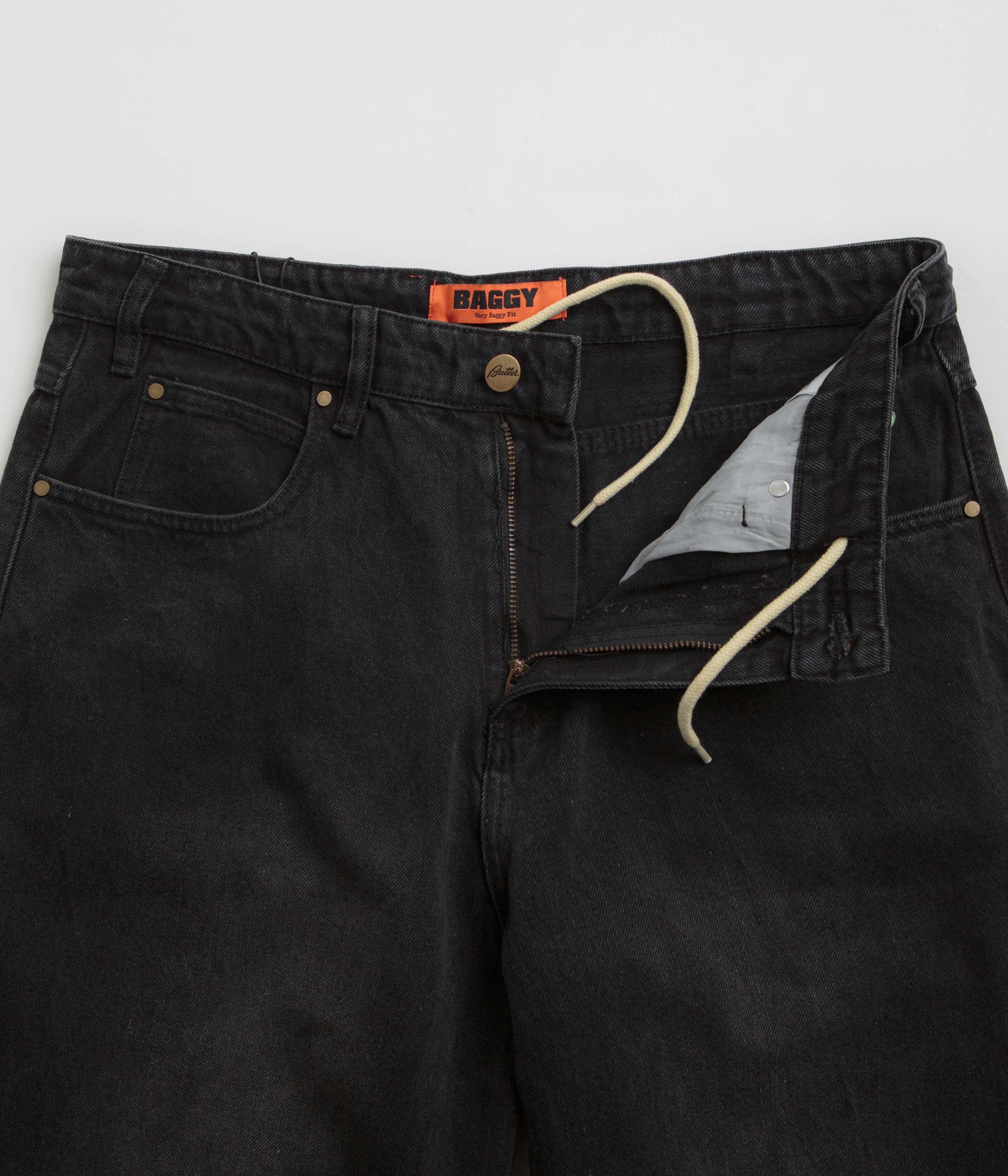 Butter Goods Ink Jeans - Worn Black - Image 5