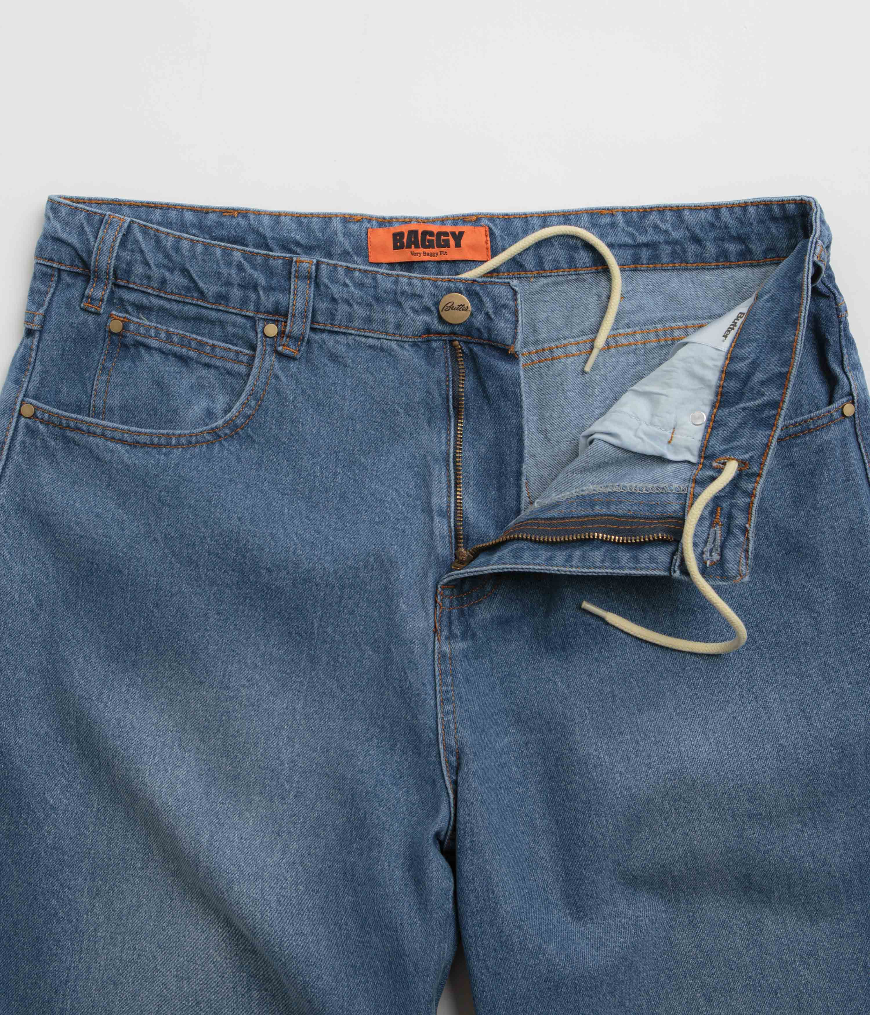 Butter Goods Ink Jeans - Worn Blue - Image 5