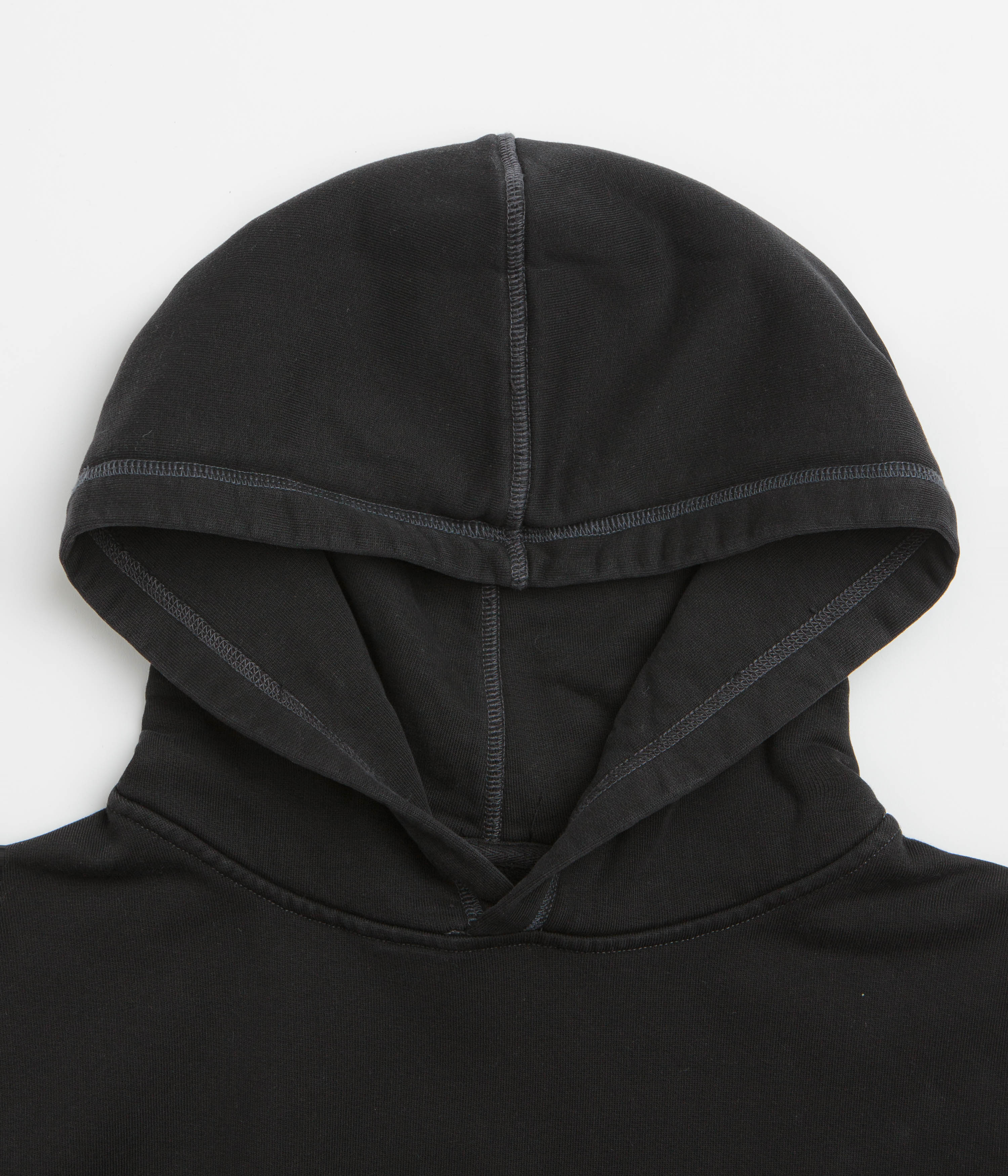 Butter Goods Inside Out Hoodie - Washed Black - Image 2