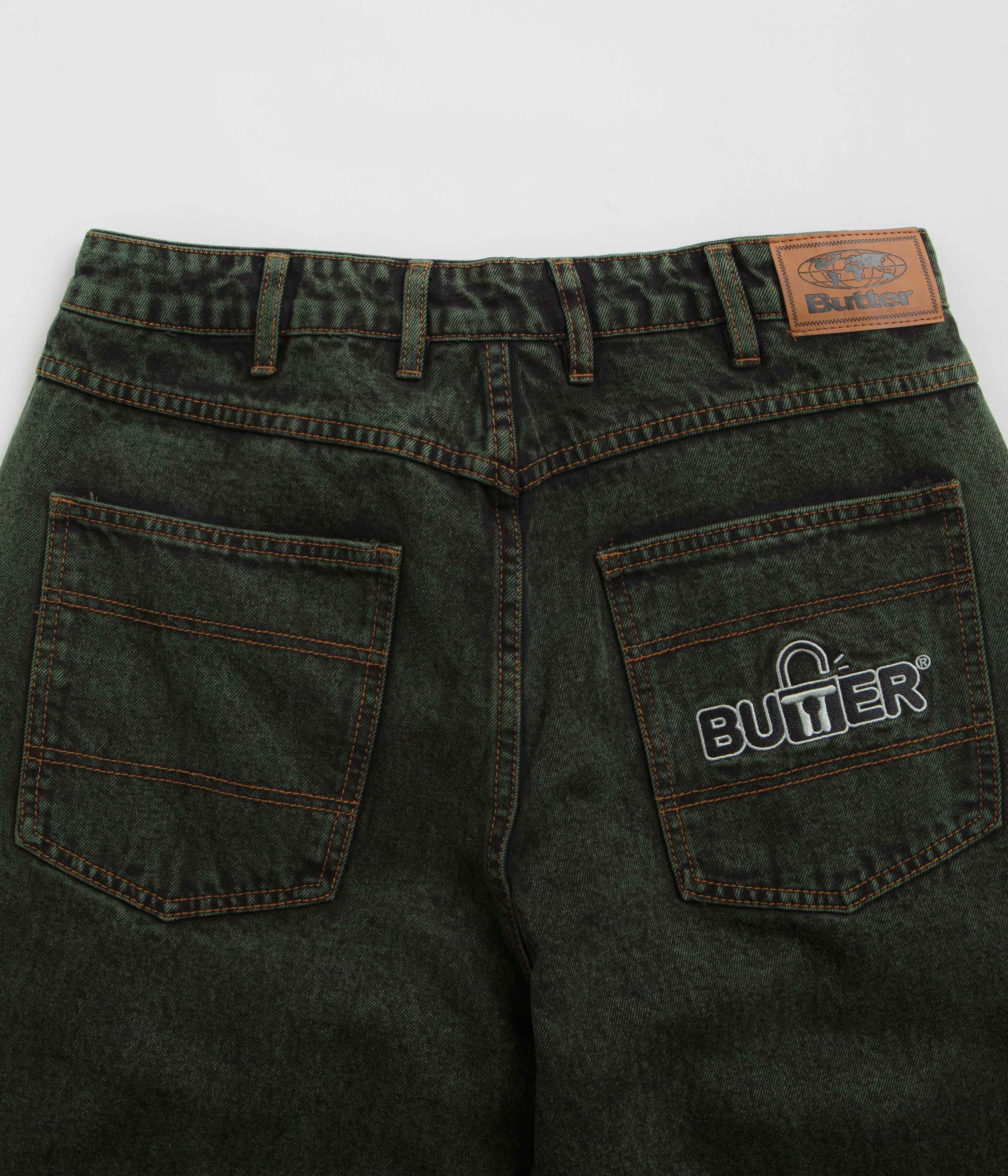 Butter Goods Lock Baggy Jeans - Washed Ivy - Image 6