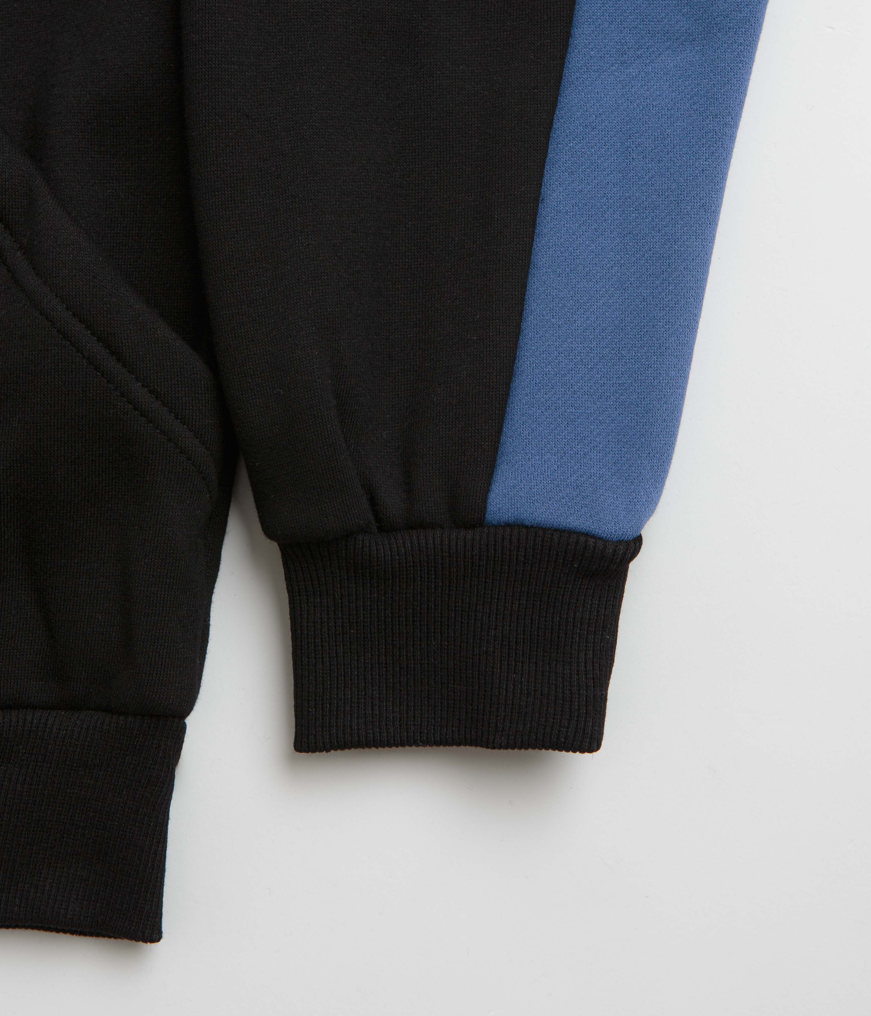 Butter Goods Panel Zip-Thru Hoodie - Black - Image 2
