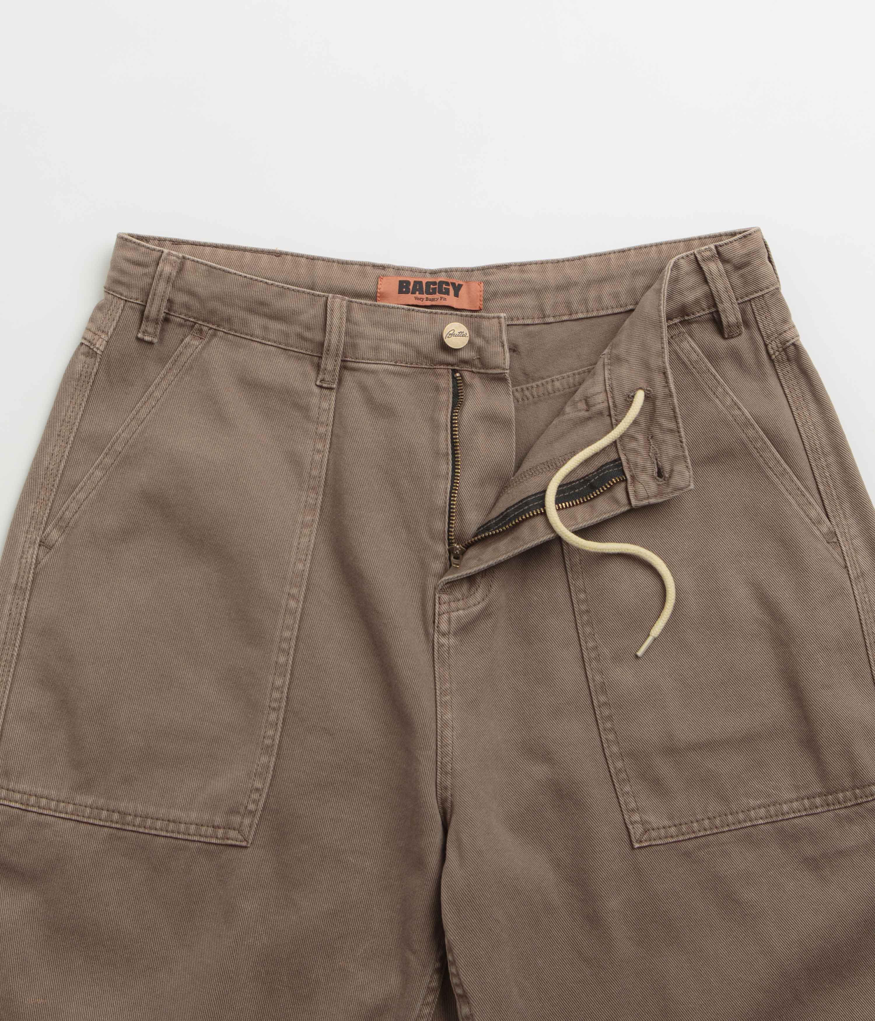 Butter Goods Patch Pocket Denim Shorts - Sandalwood - Image 4