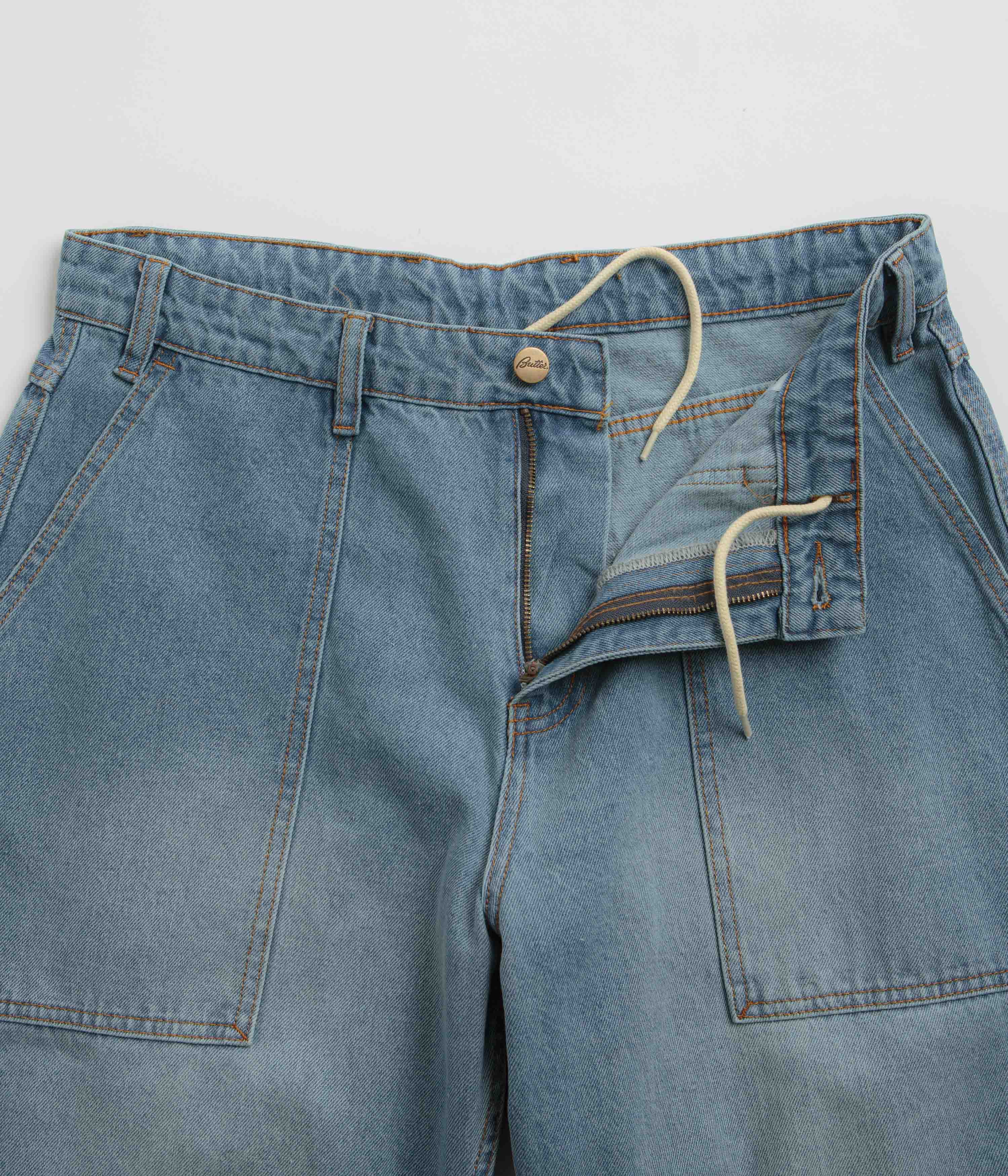 Butter Goods Patch Pocket Jeans - Faded Blue - Image 5