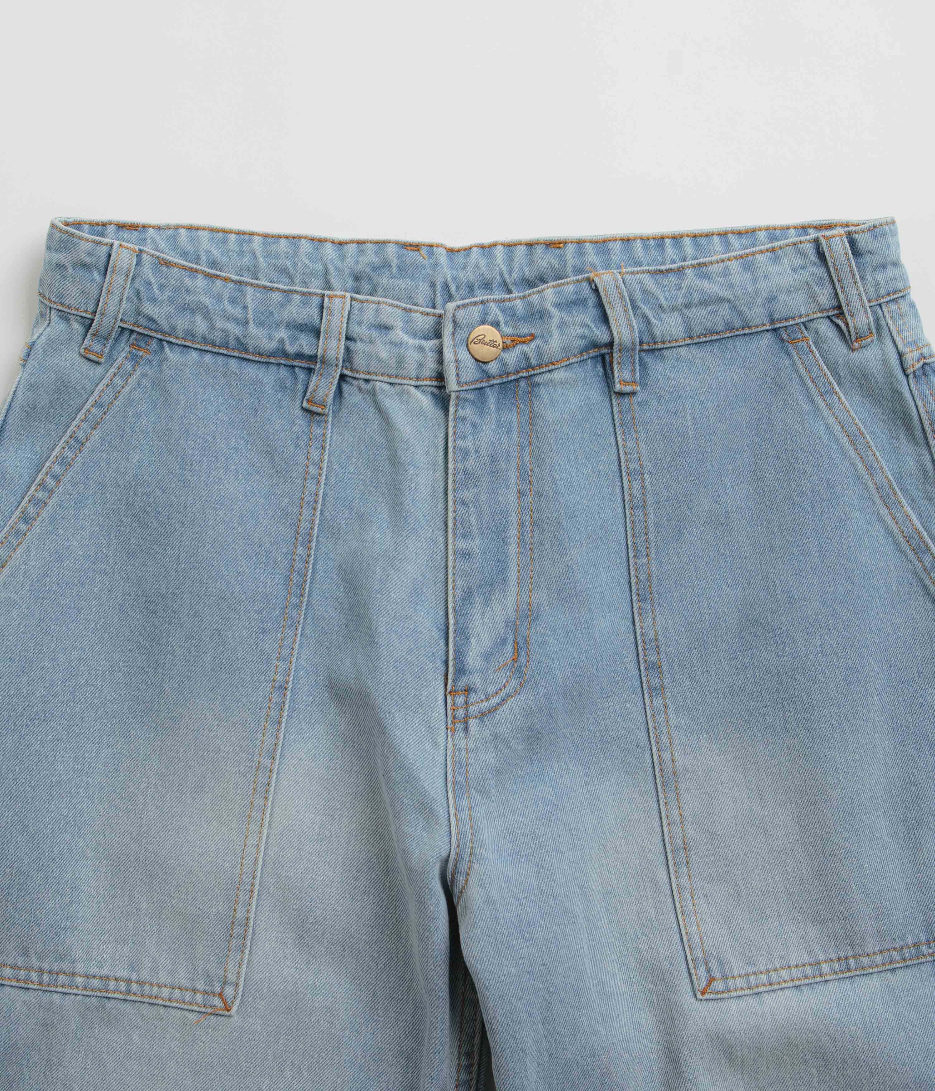 Butter Goods Patch Pocket Jeans - Faded Light Blue - Image 4