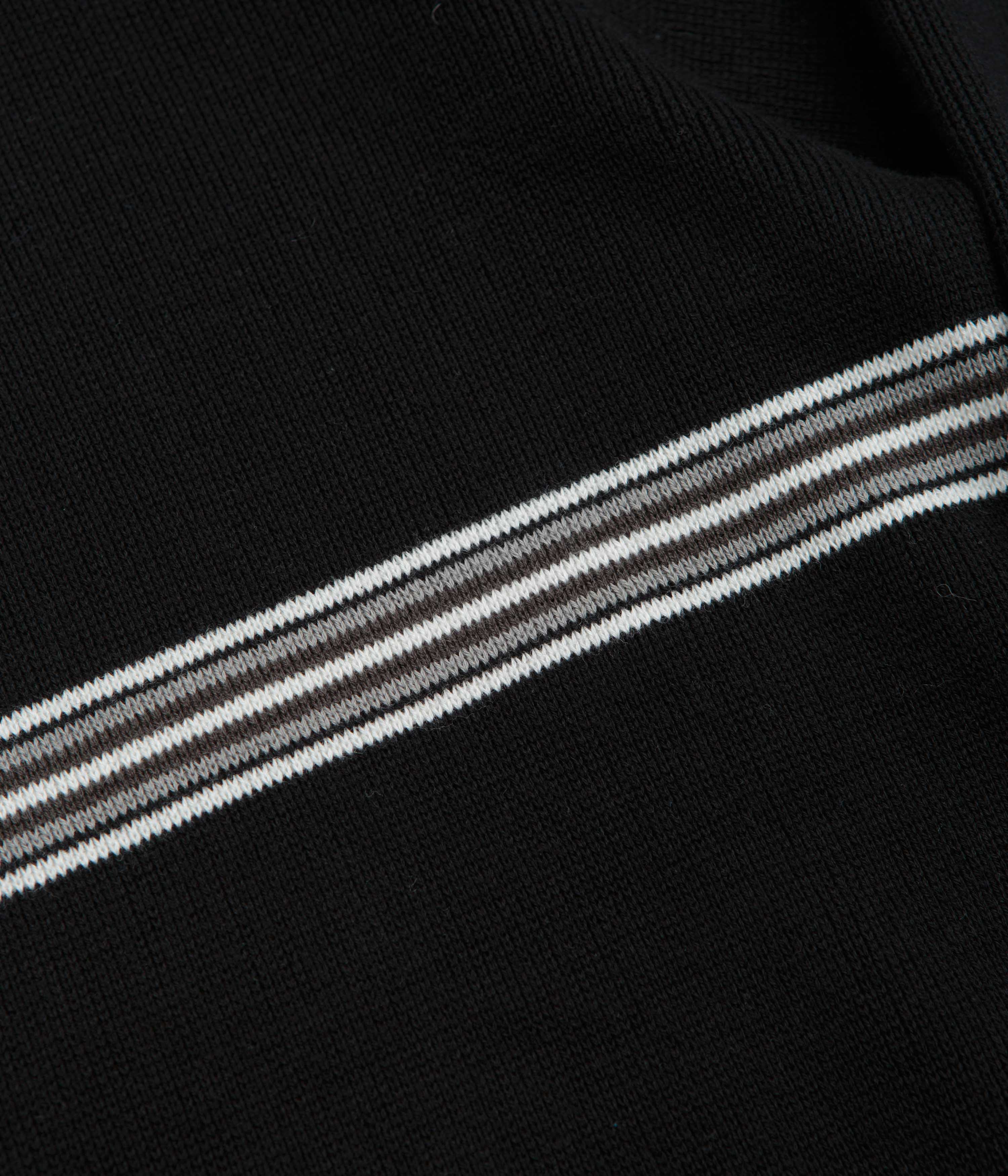 Butter Goods Pier Knit Crewneck Sweatshirt - Black - Image 4