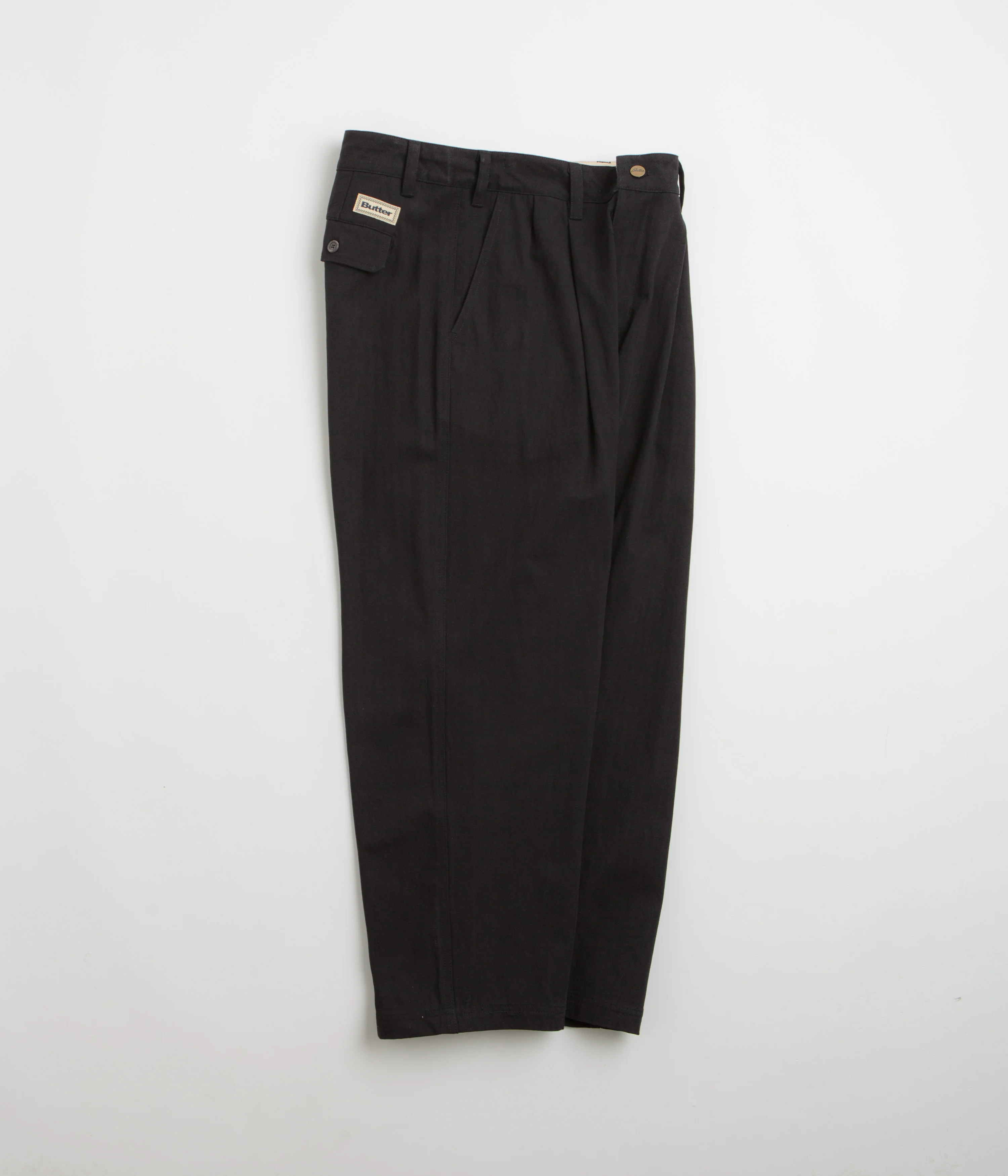 Butter Goods Pleated Trousers - Black - Image 2