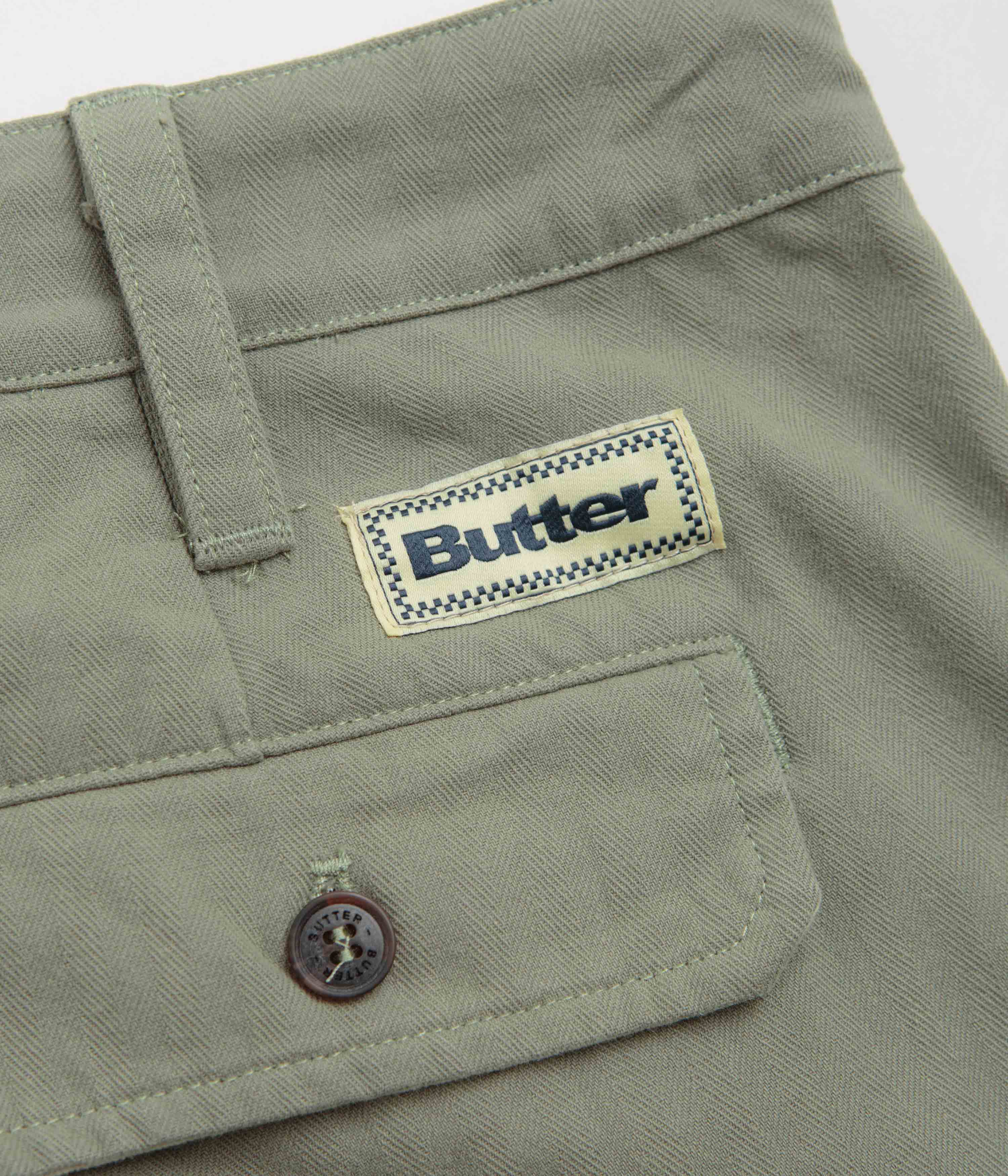 Butter Goods Pleated Trousers - Washed Fatigue - Image 8