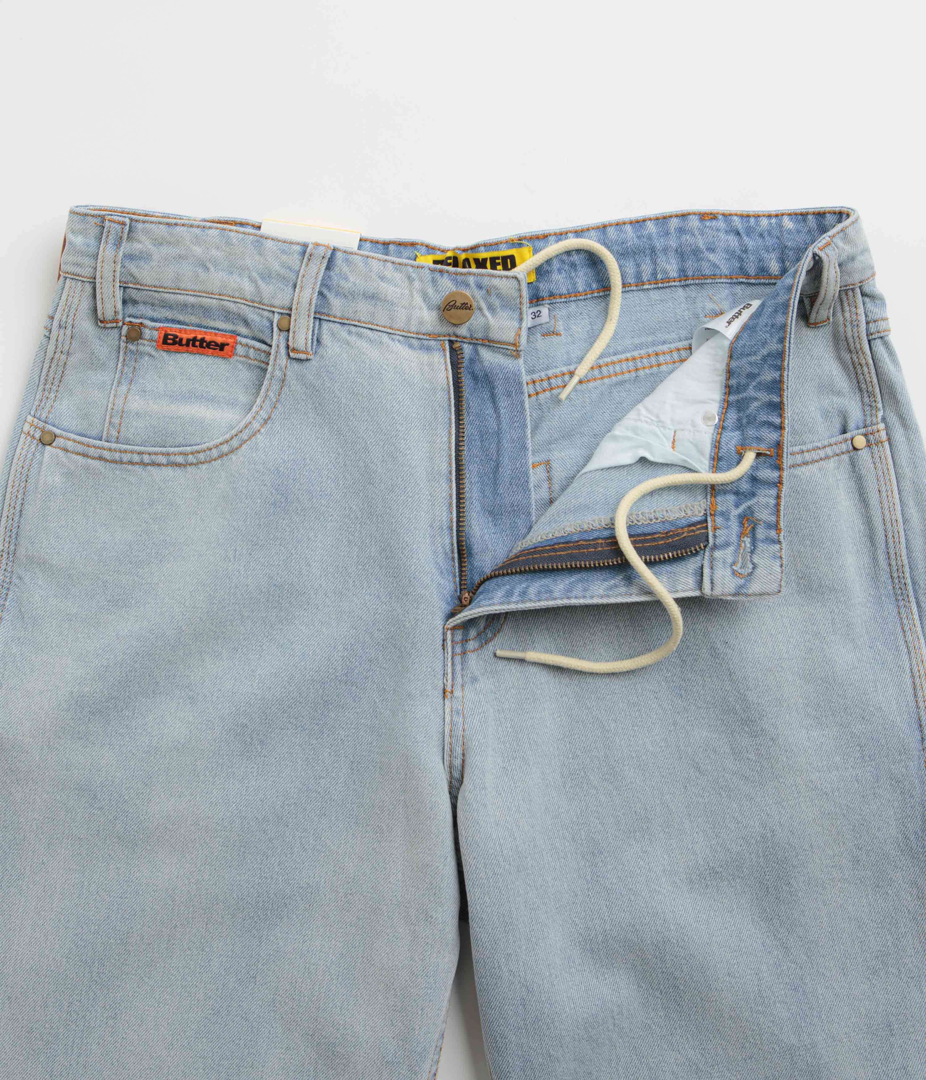 Butter Goods Relaxed Jeans - Light Blue / Blue - Image 5