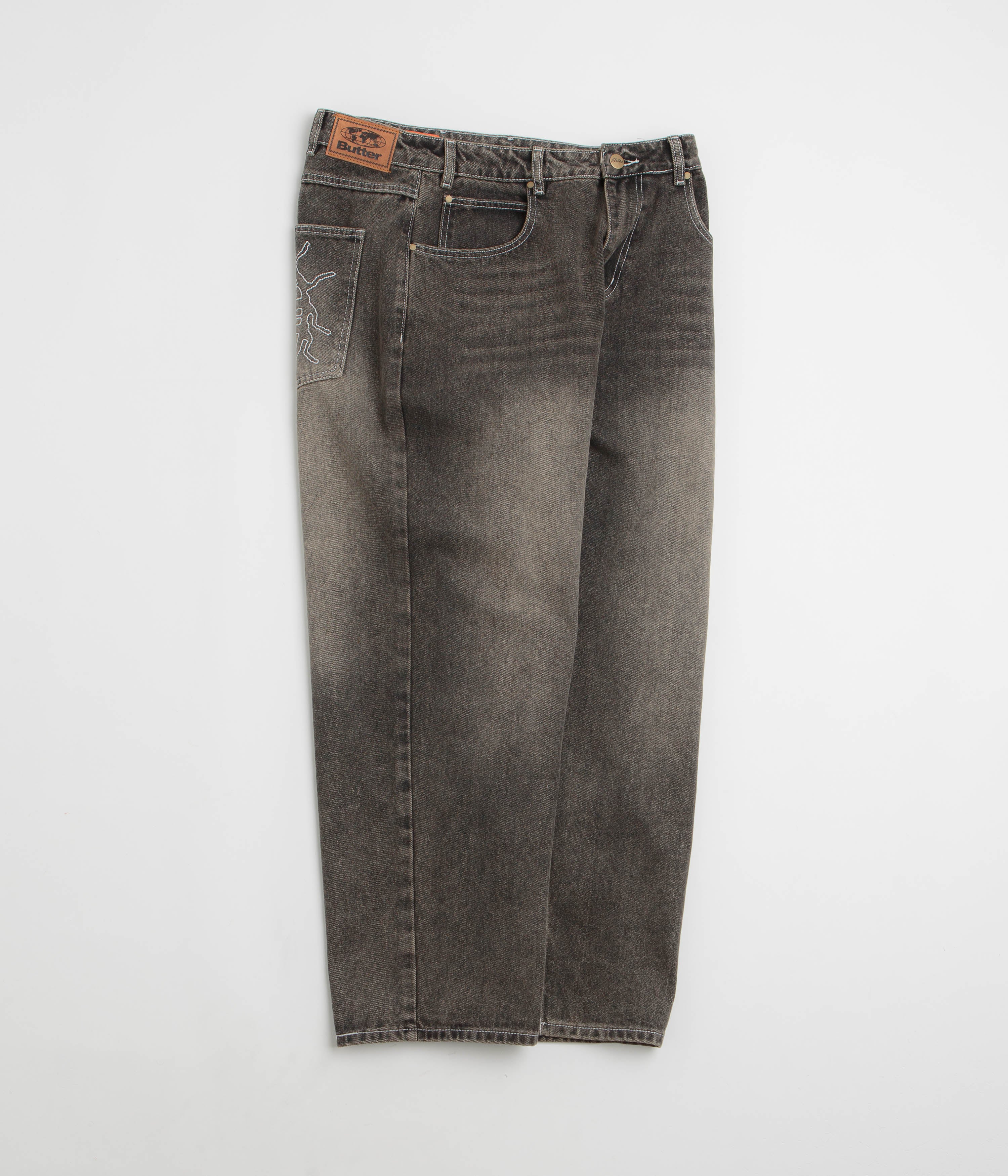 Butter Goods Roach Jeans - Black Wash - Image 2