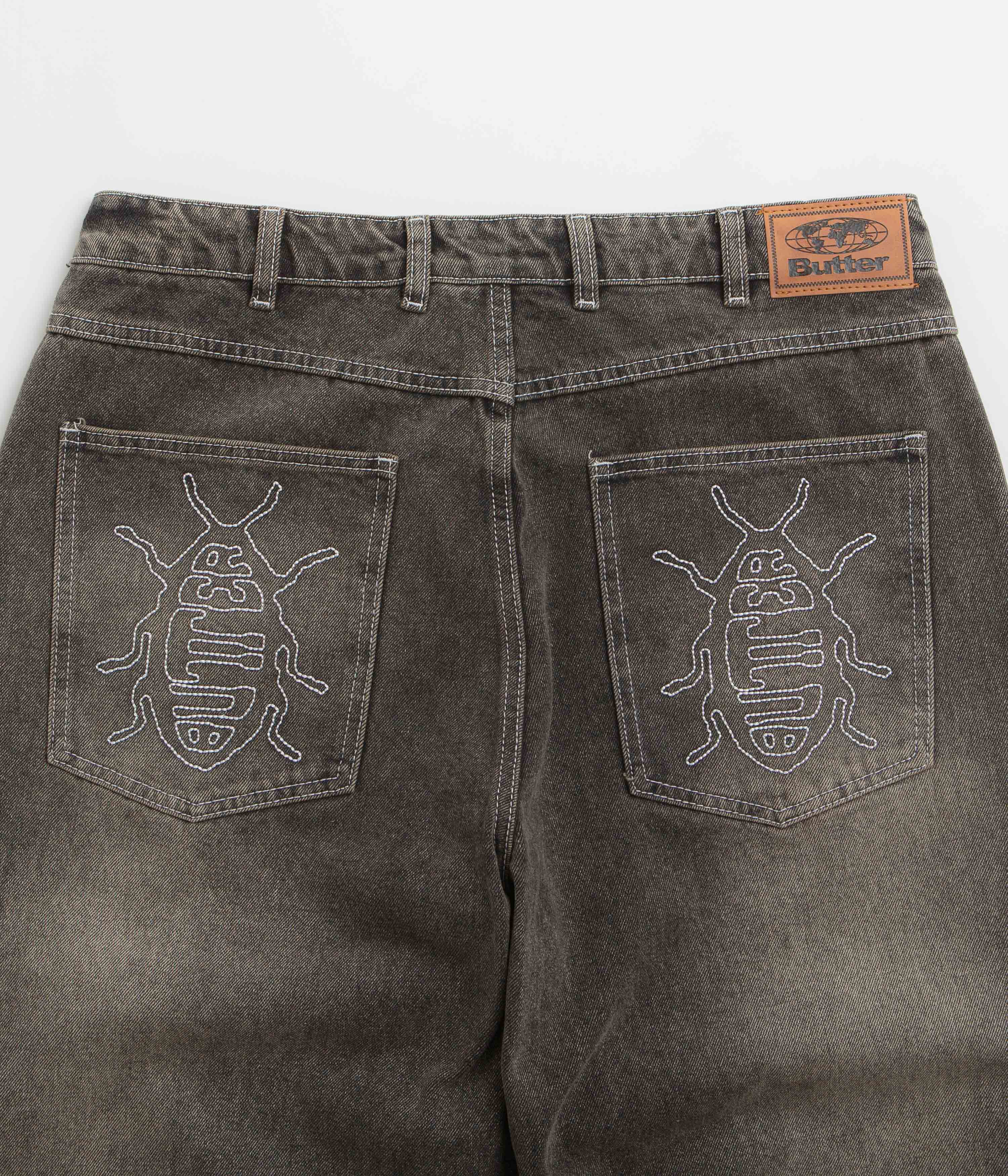 Butter Goods Roach Jeans - Black Wash - Image 6