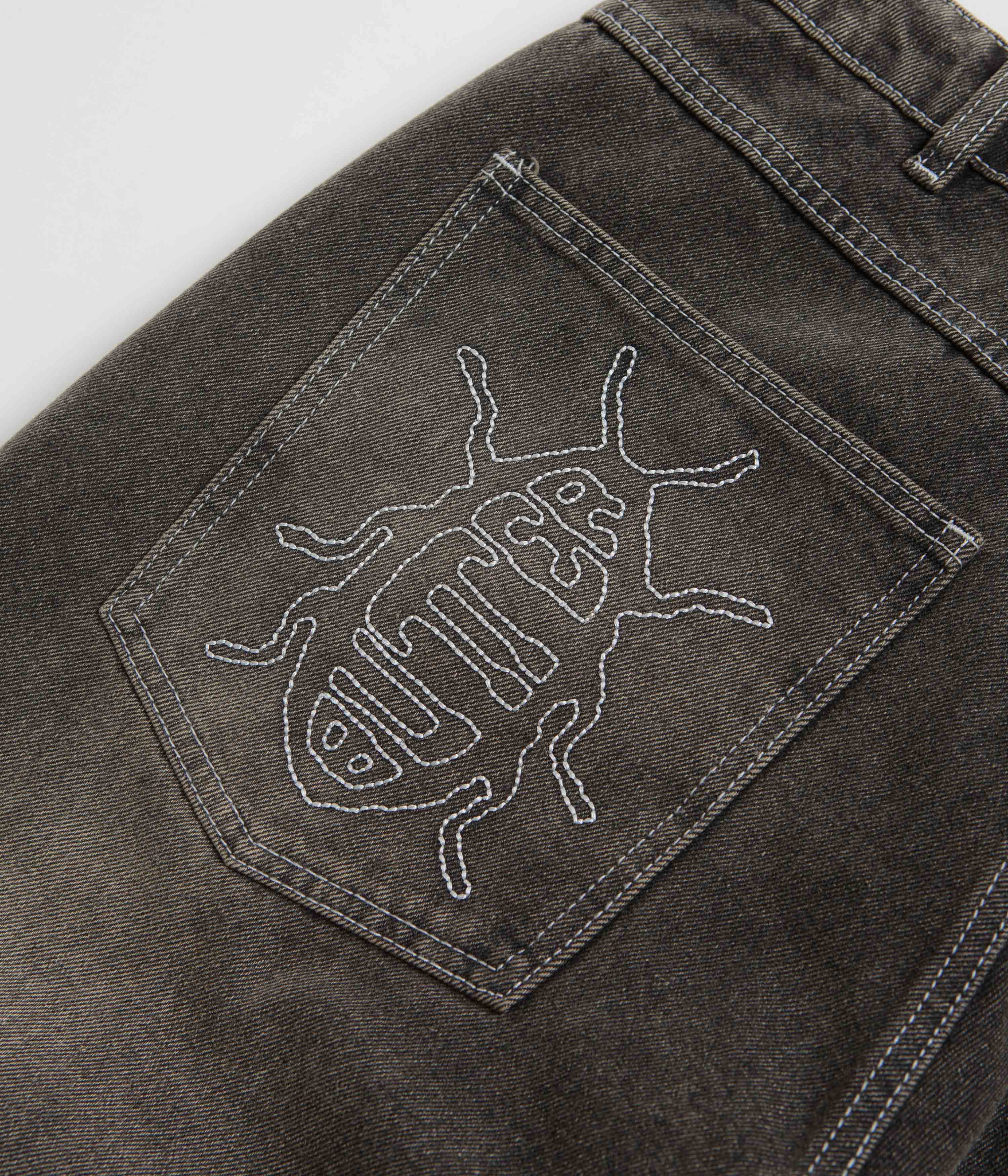 Butter Goods Roach Jeans - Black Wash - Image 7