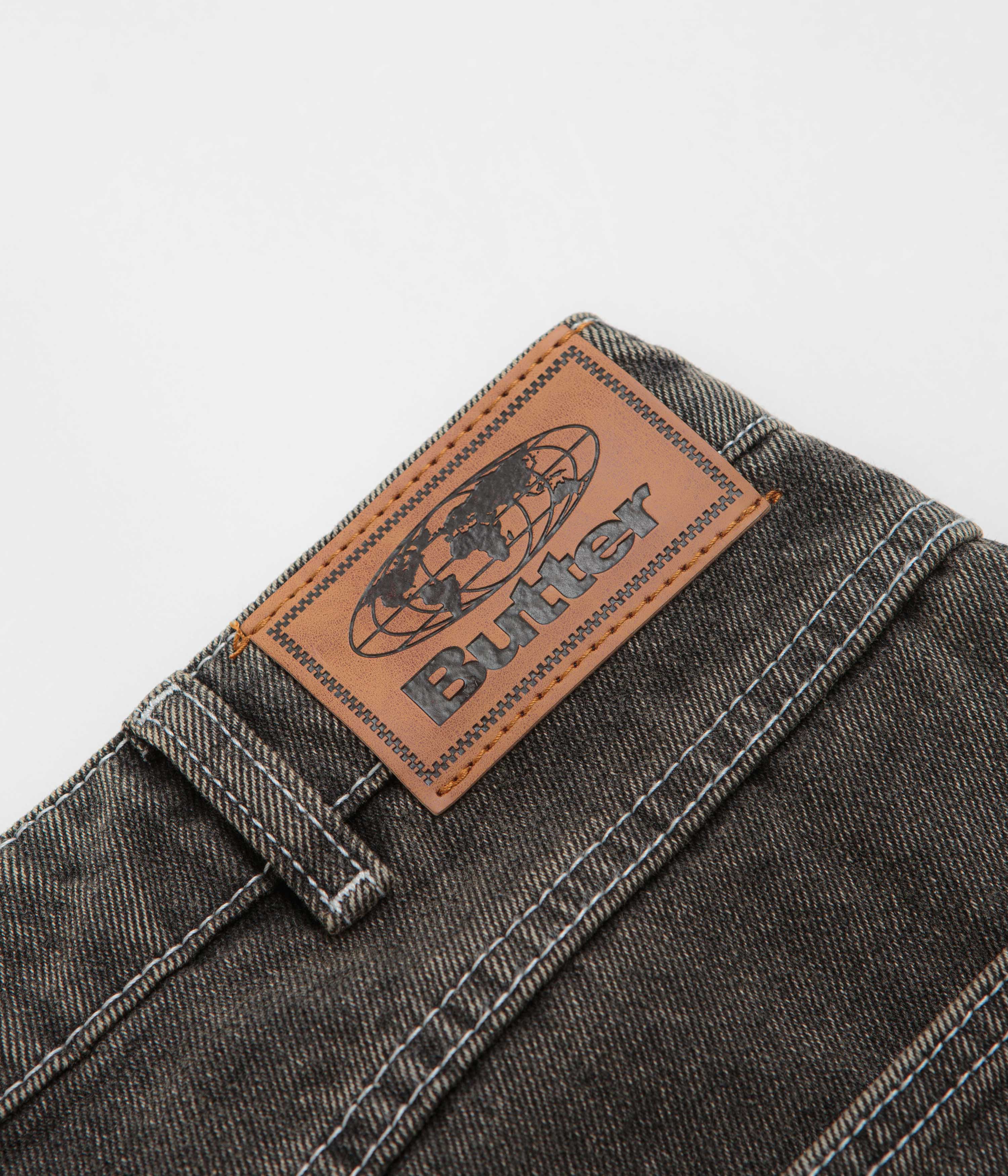 Butter Goods Roach Jeans - Black Wash - Image 8