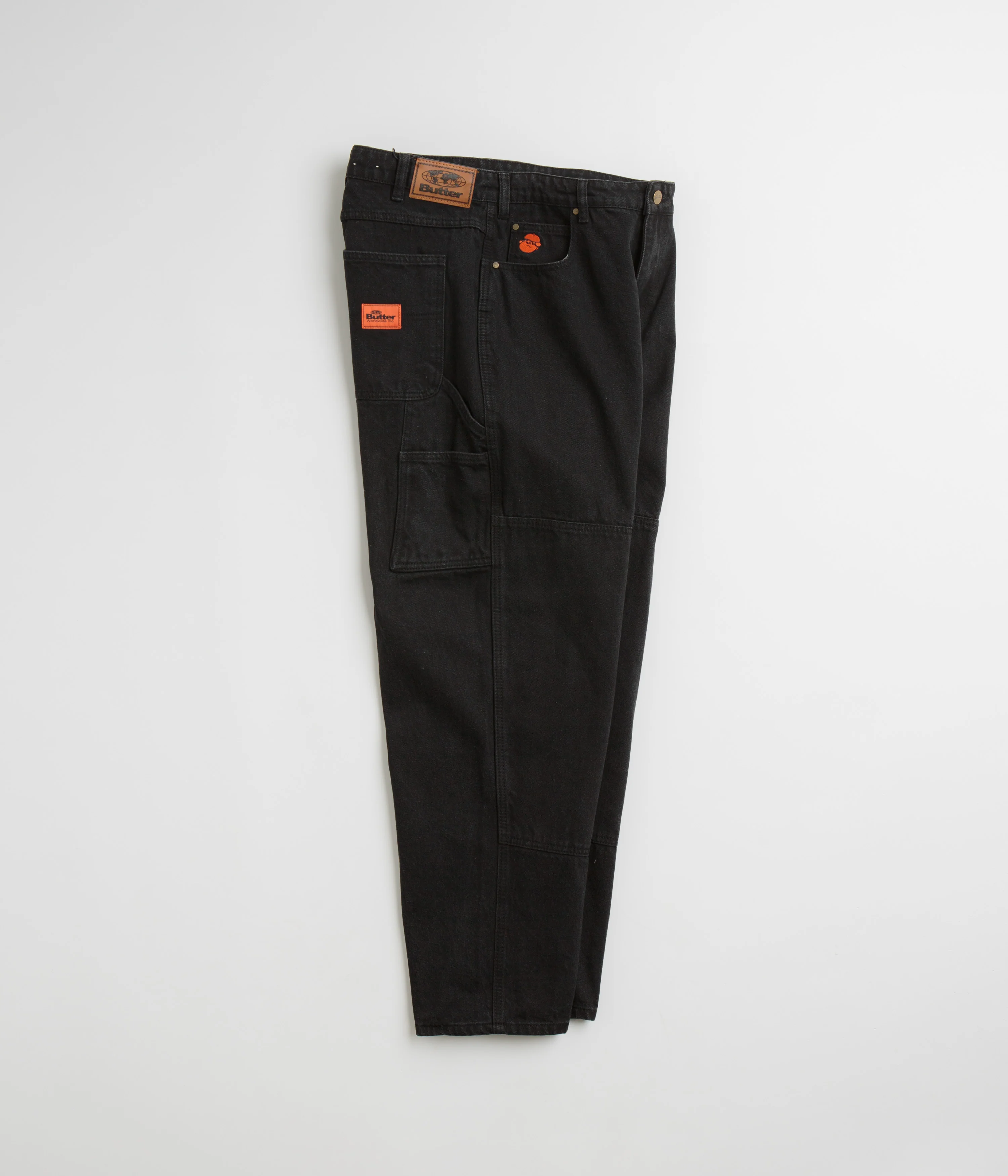 Butter Goods Santosuosso Double Knee Jeans - Washed Black - Image 2