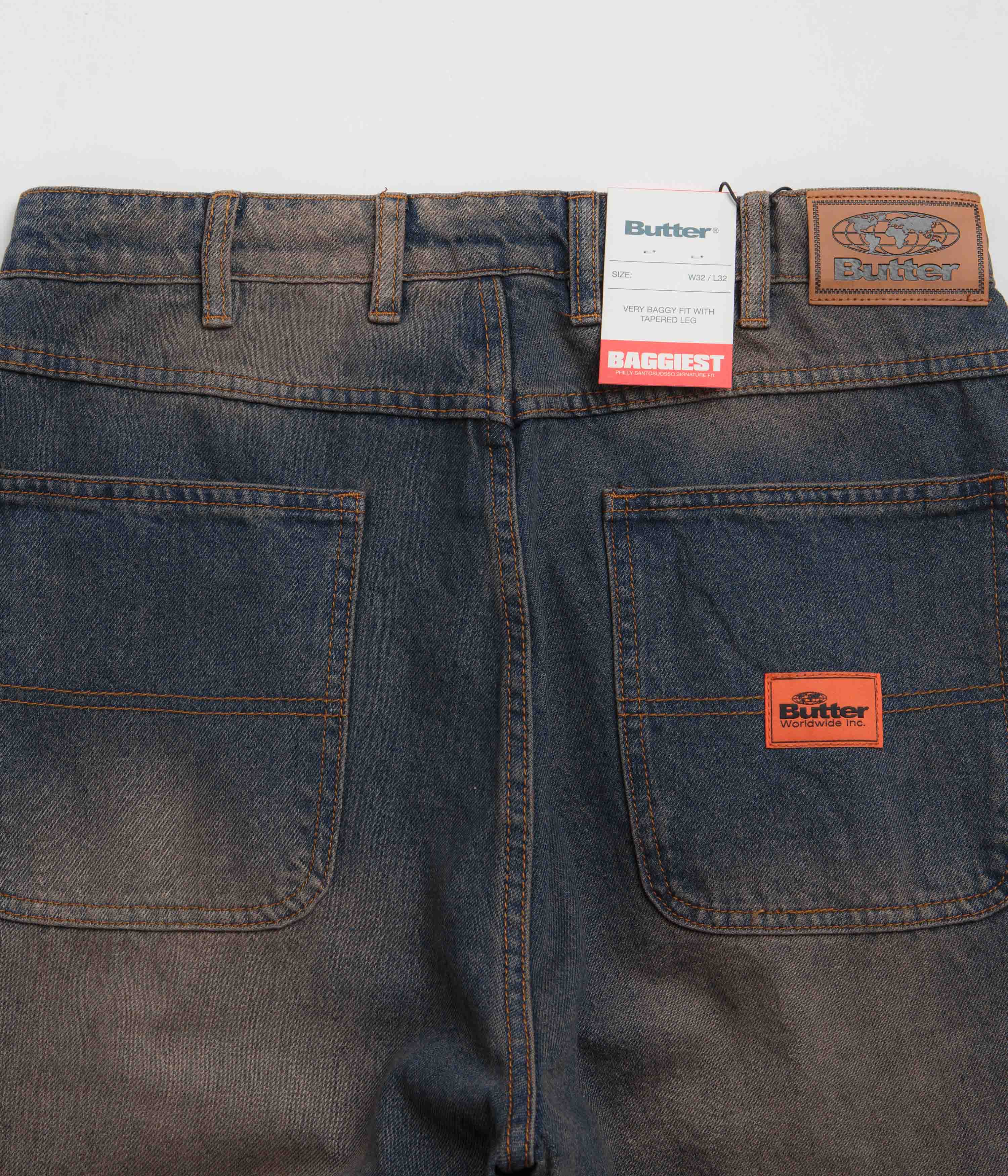Butter Goods Santosuosso Jeans - Dark Navy Tint - Image 7