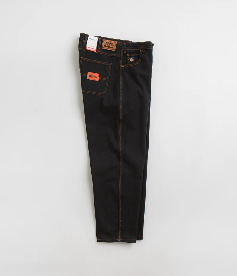 Butter Goods Santosuosso Jeans - Washed Black / Blue - Image 2
