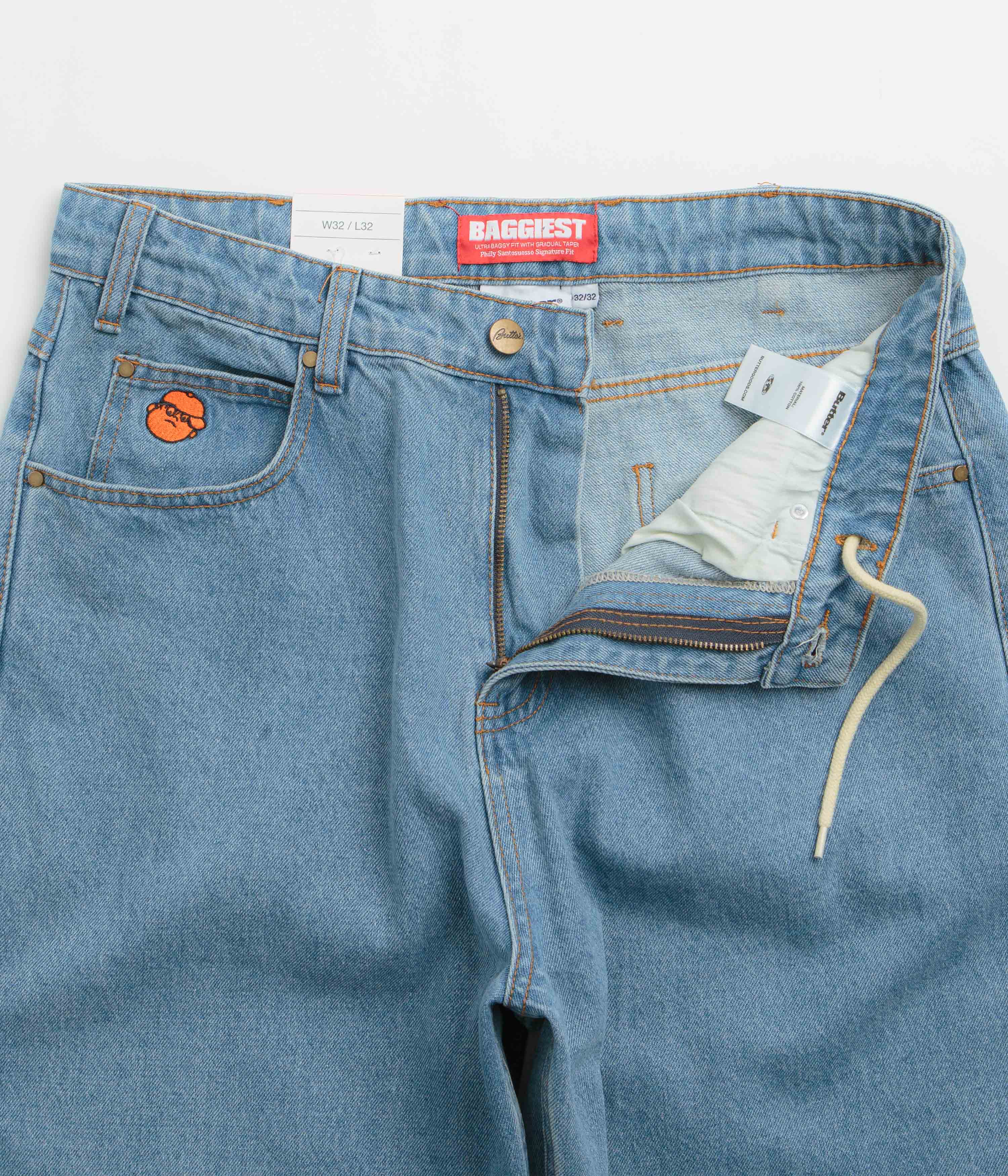 Butter Goods Santosuosso Jeans - Washed Indigo / Indigo - Image 5